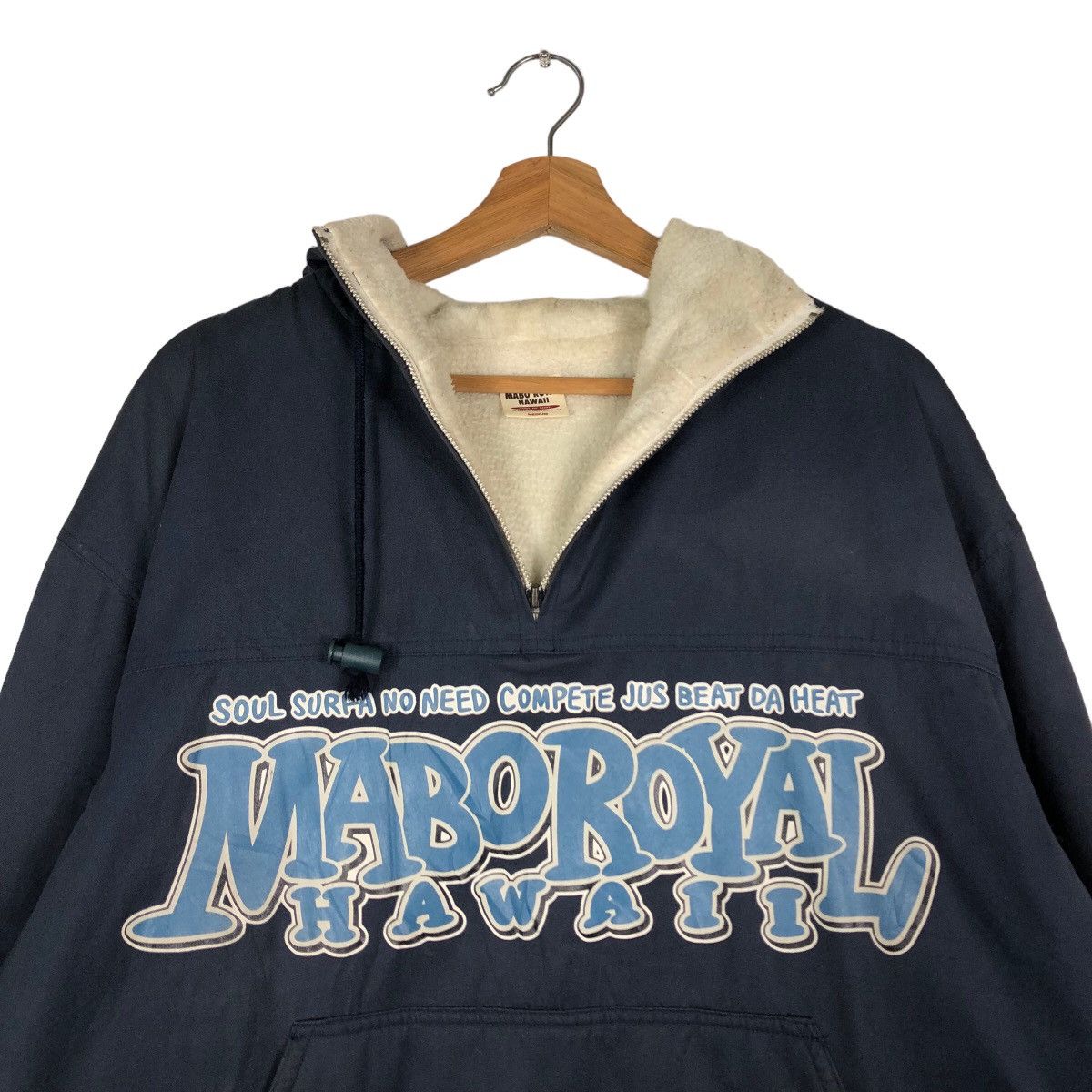 Japanese Brand Vintage Anorak Jacket Half Zipper Mabo Royal Hawaii BigLogo Size US M / EU 48-50 / 2 - 12 Thumbnail