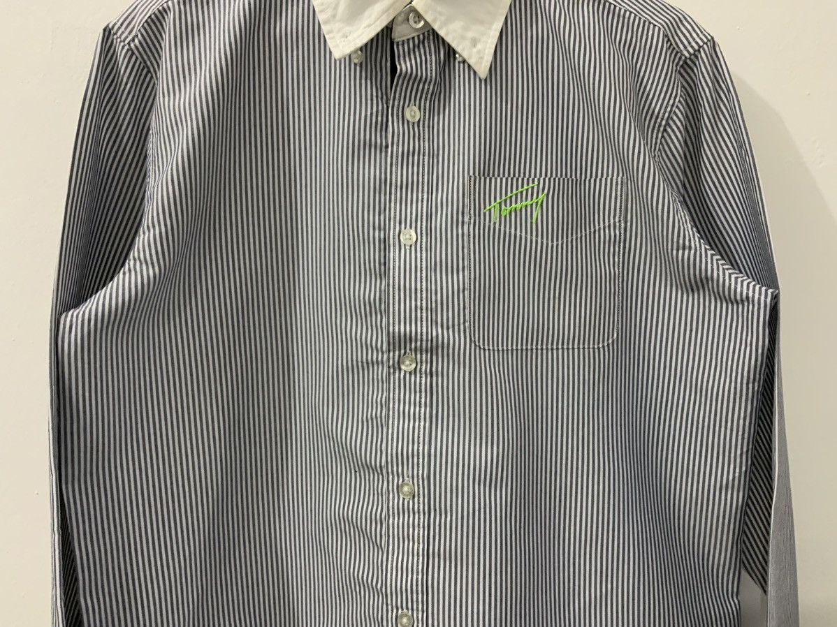 Japanese Brand Tommy Striped Long Sleeve Button Ups Size US L / EU 52-54 / 3 - 4 Thumbnail