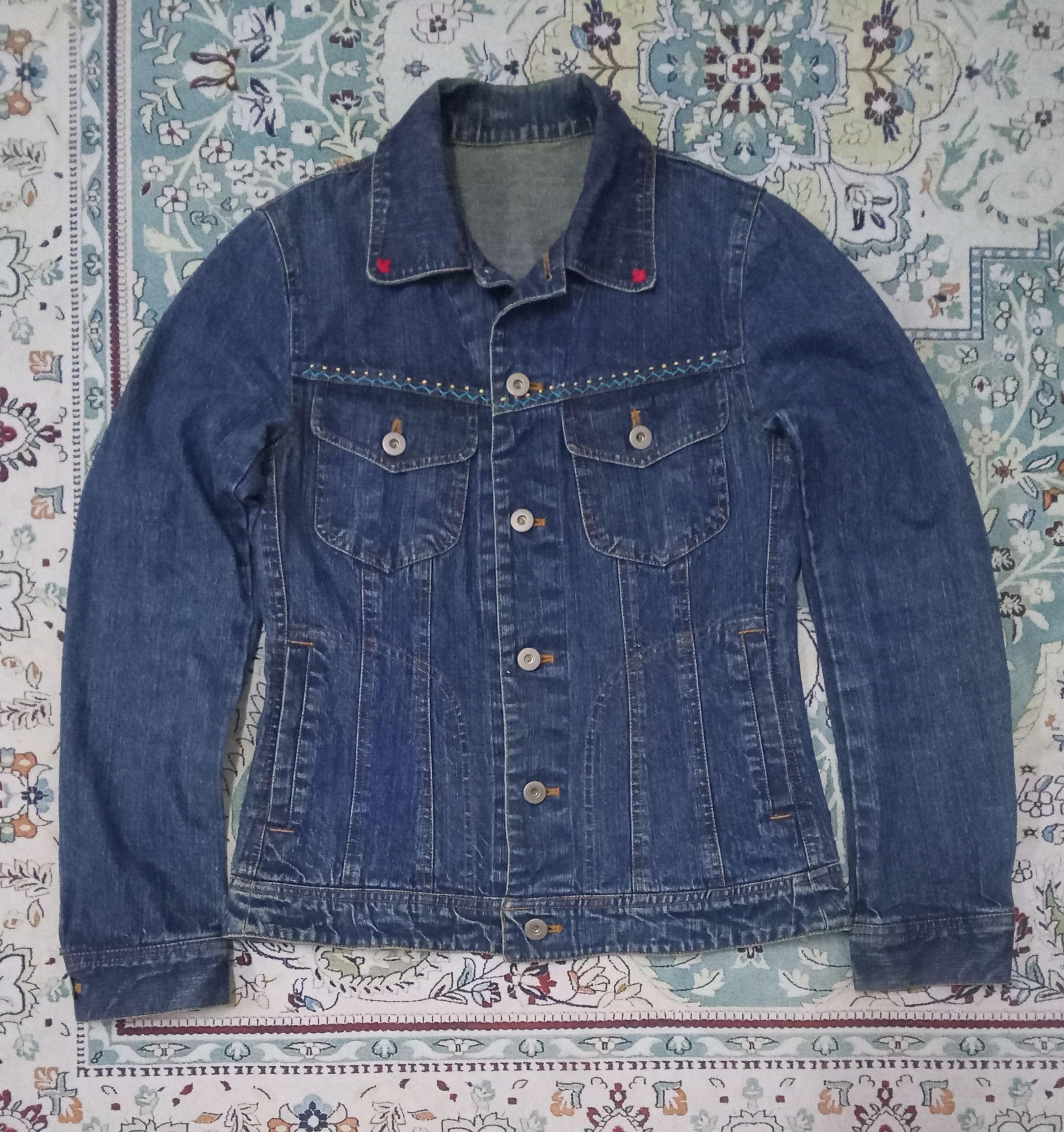 Japanese Brand Ba-tsu Batsu Denim Line Genuine Jacket Size S / US 4 / IT 40 - 1 Thumbnail