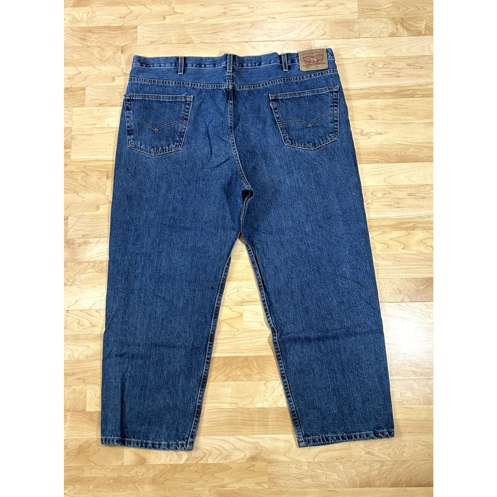 Levi's VINTAGE Levi's 550 Jeans Mens Regular 48x29 Blue Denim 5-Pocket Zipper Button Belt Loops Inseam 29 Regular Fit Mens Size US 32 / EU 48 - 2 Thumbnail