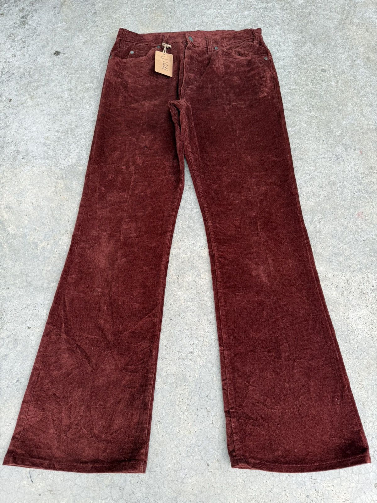 Levi's Vintage 70’s Levis Corduroy Pants Flared Jeans 517 Size US 33 - 1 Thumbnail