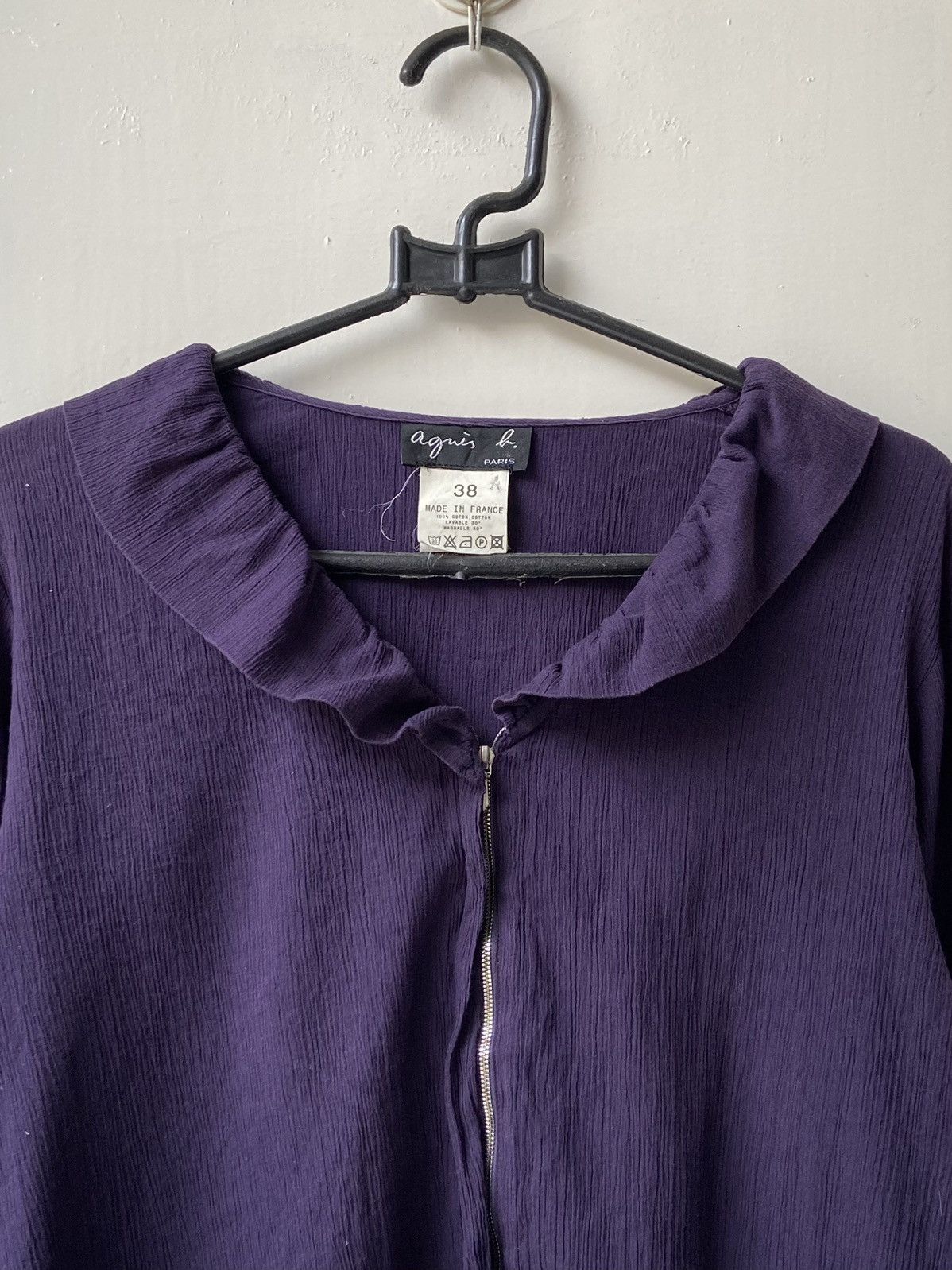 agnes b. AGNES B. Purple Blouse Size XS / US 0-2 / IT 36-38 - 3 Thumbnail