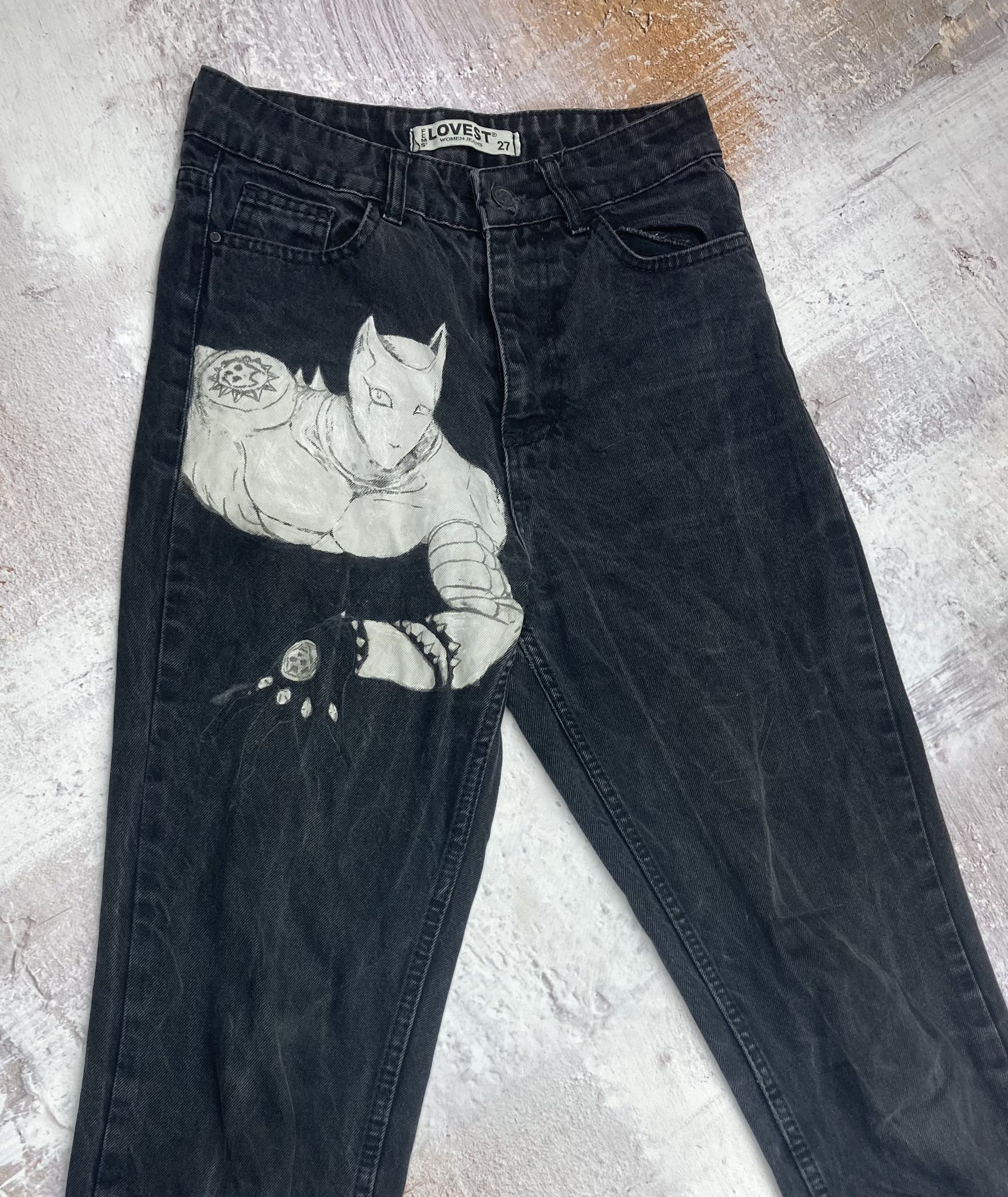 Vintage Vintage Denim Jeans Printed Women’s Size 27 Size 27" / US 4 / IT 40 - 2 Thumbnail