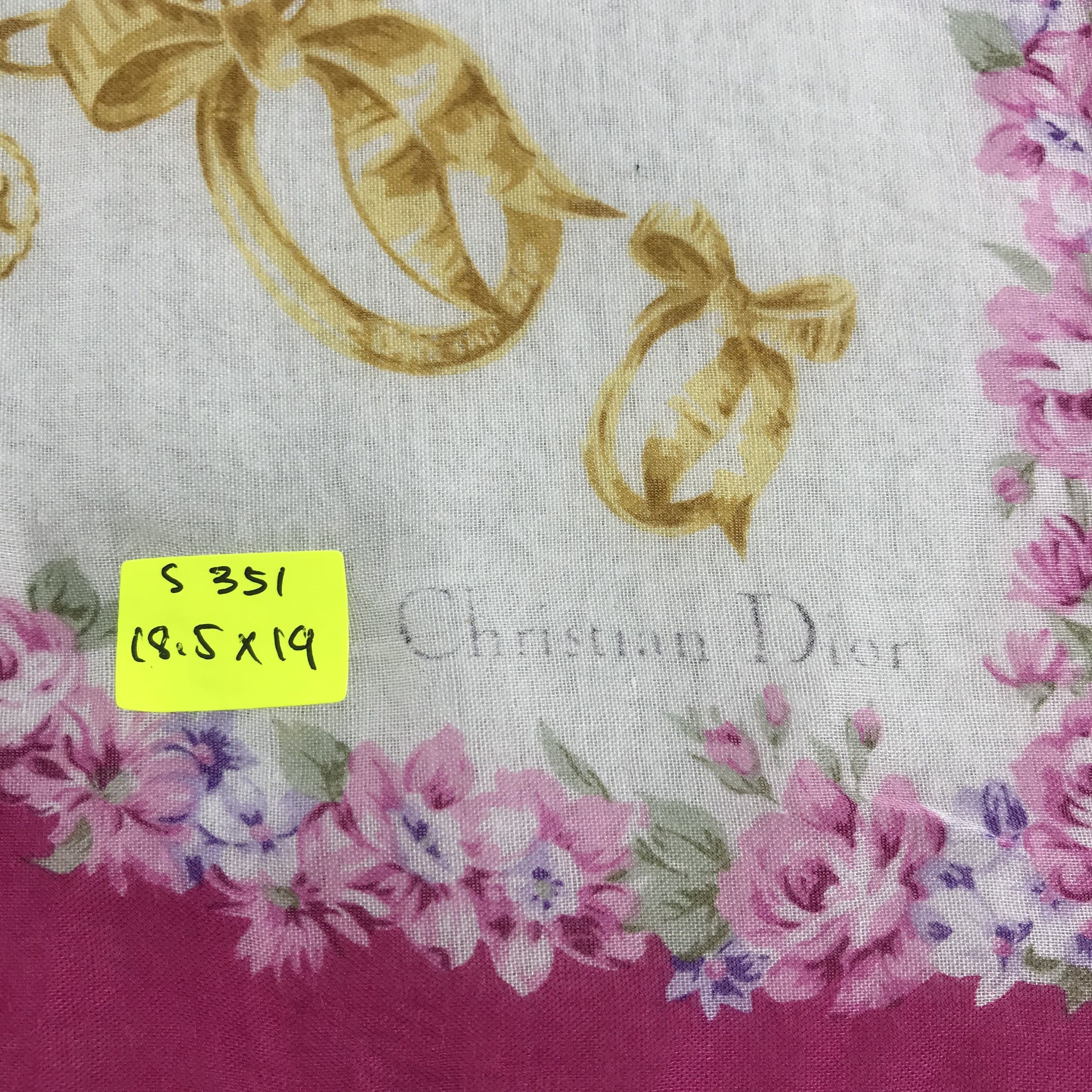 Christian Dior Monsieur × Vintage Christian Dior Bandana / Handkerchief / Neckerchief - S351 Size ONE SIZE - 5 Thumbnail