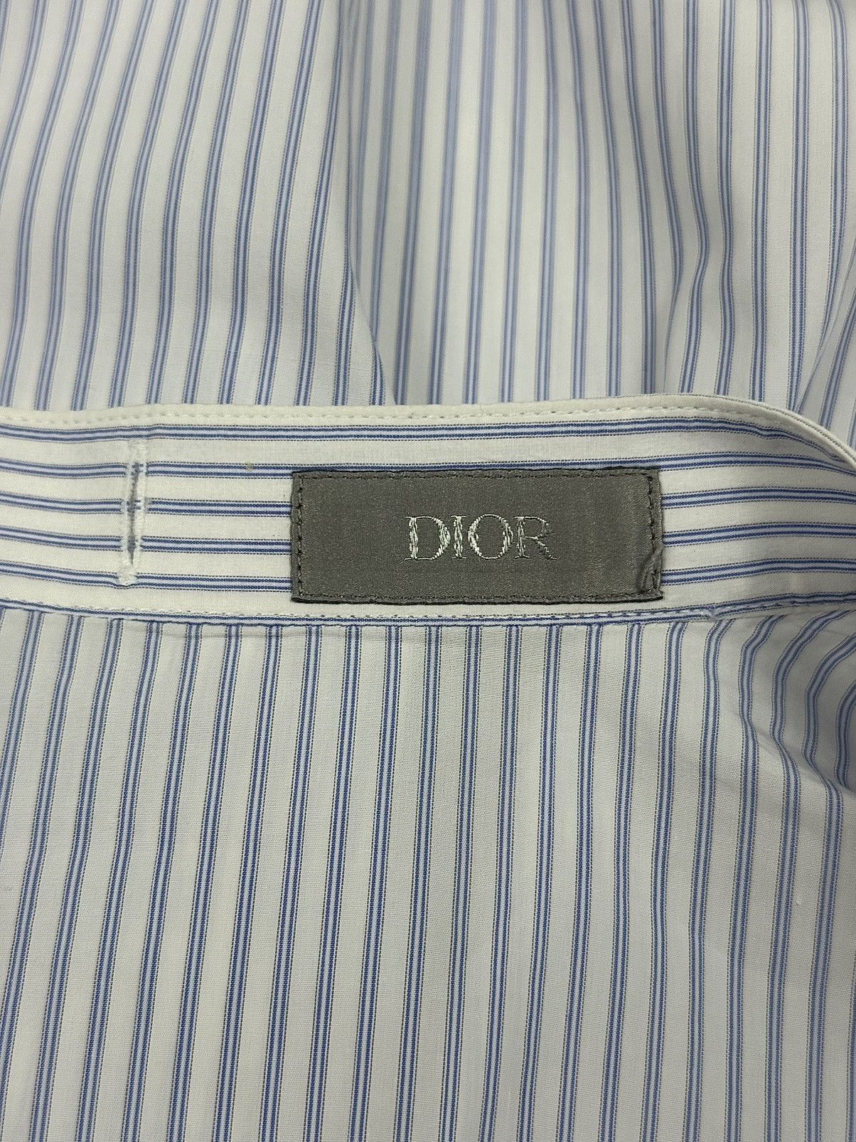 Dior Dior Homme X Travis Scott Striped Shirt Dior Logo Size Size US M / EU 48-50 / 2 - 6 Thumbnail