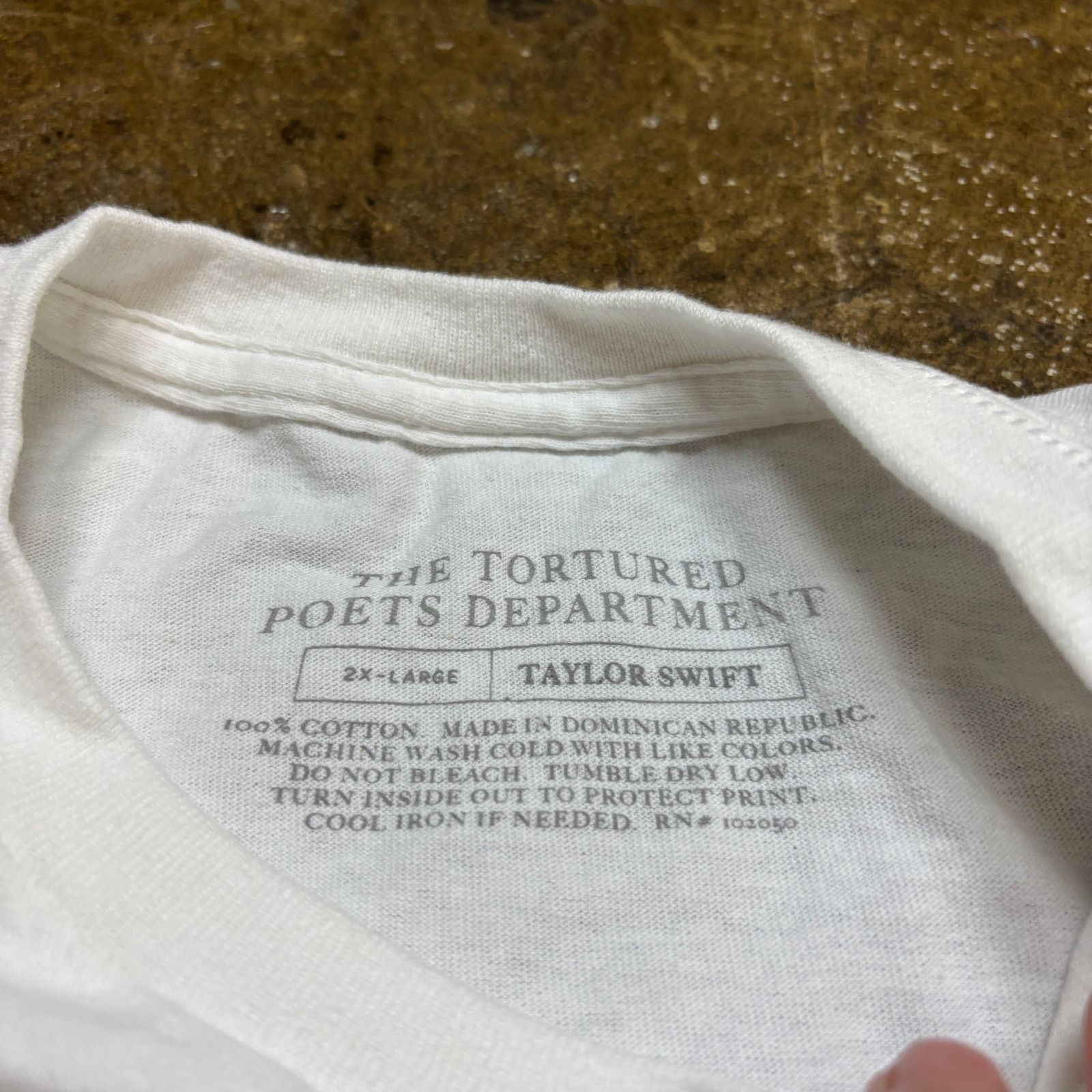 Band Tees Taylor Swift Tortured Poets Department Track List Shirt 2XL Size US XXL / EU 58 / 5 - 6 Thumbnail