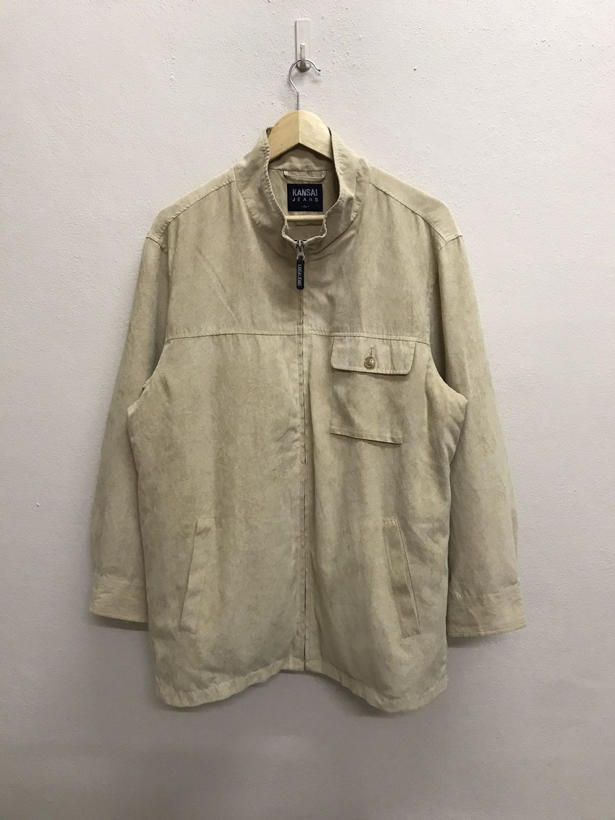 Japanese Brand × Kansai Yamamoto × Vintage Vintage Kansai Jeans Cudroy Worker Jacket Zipper Size US XL / EU 56 / 4 - 15 Thumbnail