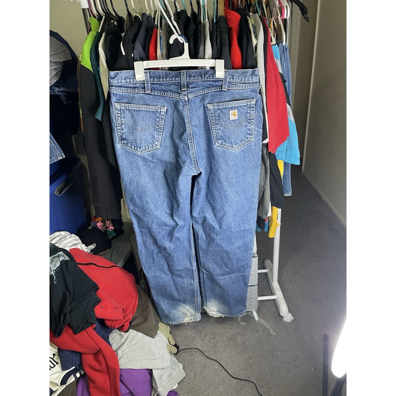 Carhartt Size 40 X 34- Carhartt FR Relaxed Fit Jeans Flame Resistant Size US 40 / EU 56 - 2 Thumbnail