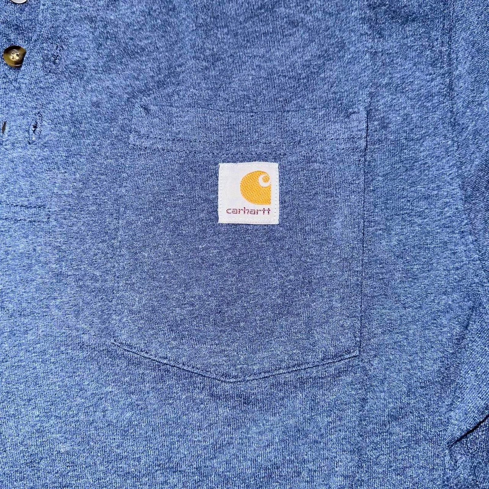 Carhartt Carhartt Henley Pocket T Shirt Loose Fit Skate Workwear M Size US M / EU 48-50 / 2 - 4 Thumbnail