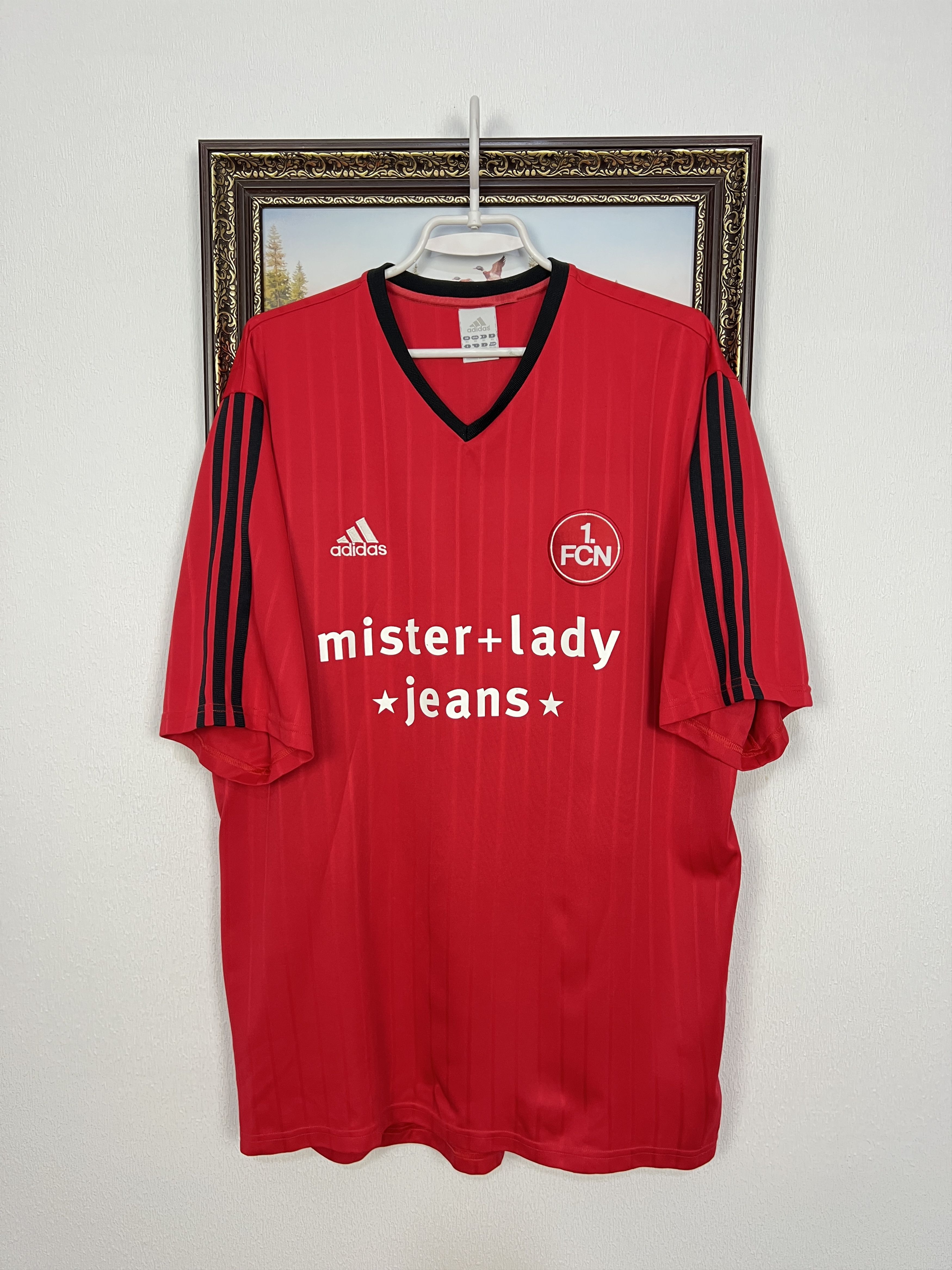 Adidas Nurnberg Home football shirt 2004 Soccer Adidas Jersey Size US XL / EU 56 / 4 - 1 Thumbnail