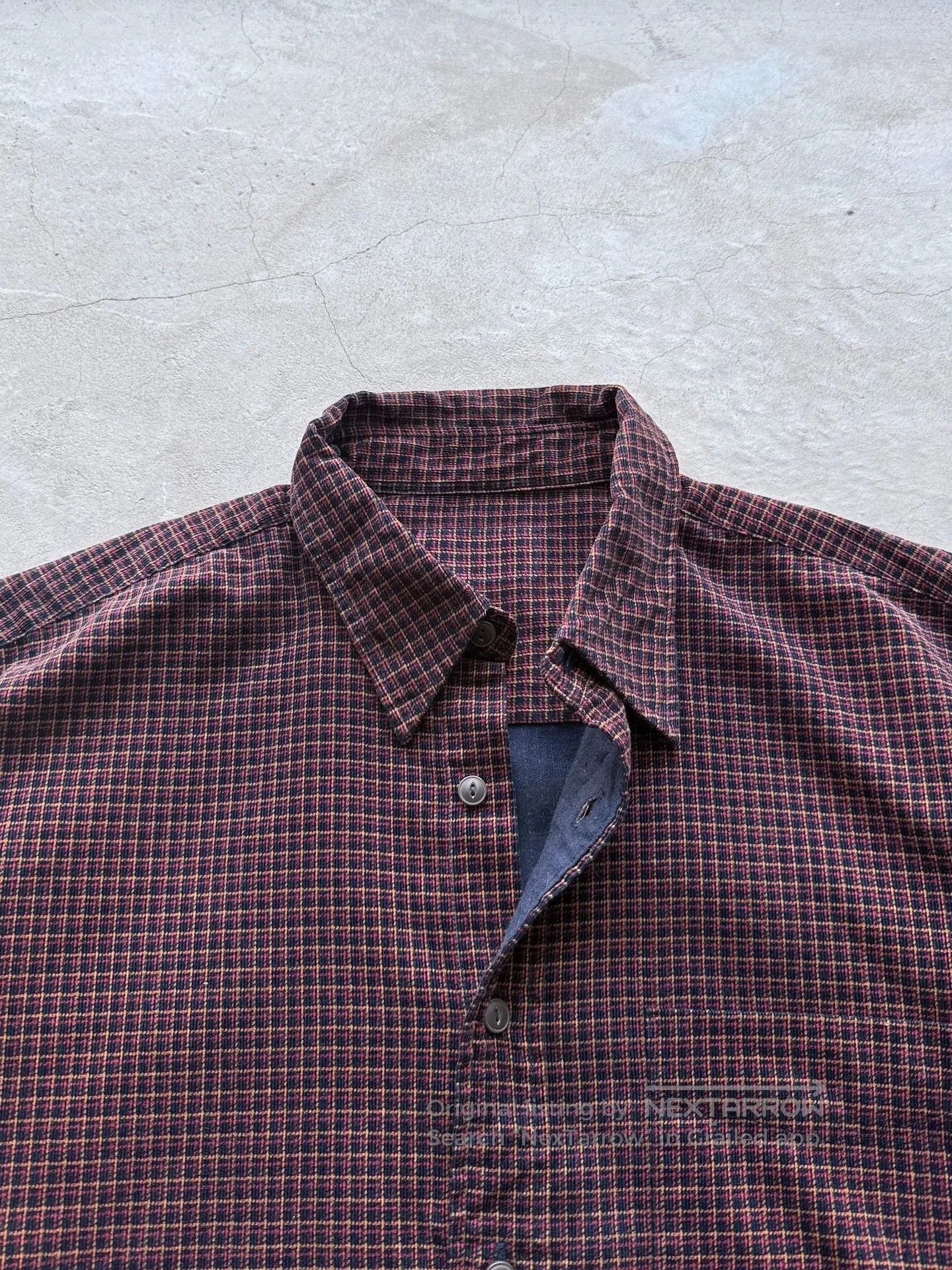 Vintage Vintage Remake Houndstooth Corduroy Shirt. Size US L / EU 52-54 / 3 - 4 Thumbnail