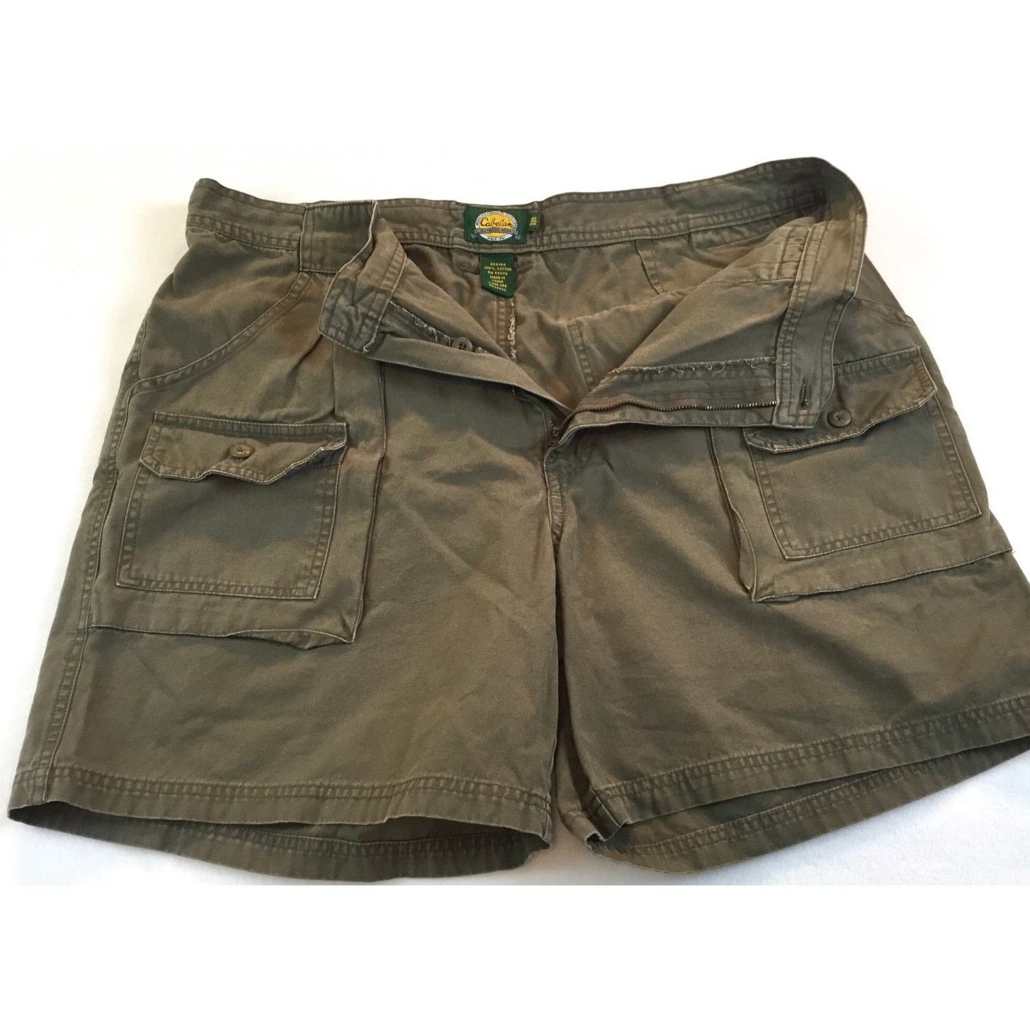 Cabelas Cabela's Men's Cargo Shorts Brown 6 Pockets Size 40 Regular Size US 40 / EU 56 - 3 Thumbnail