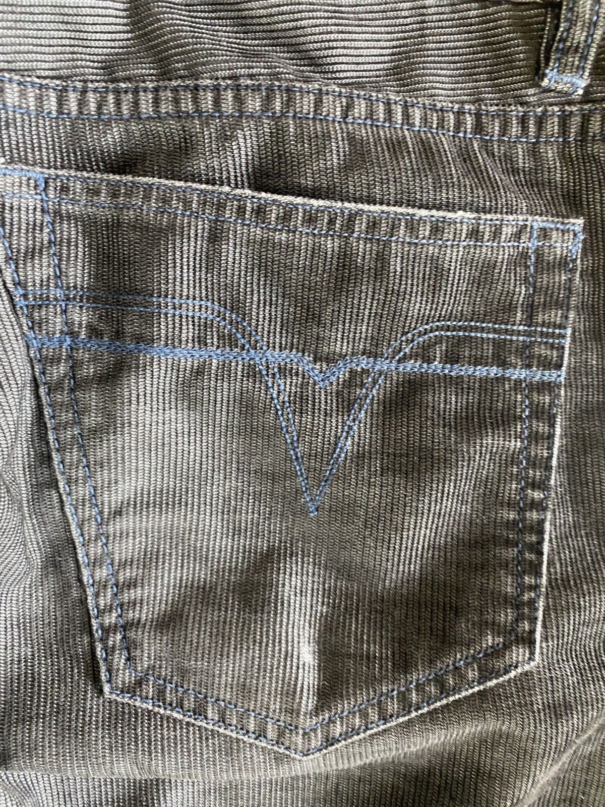 Diesel Vintage Diesel Charcoal Button Fly Fade Corduroy Pants 32x29 Size US 32 / EU 48 - 22 Thumbnail