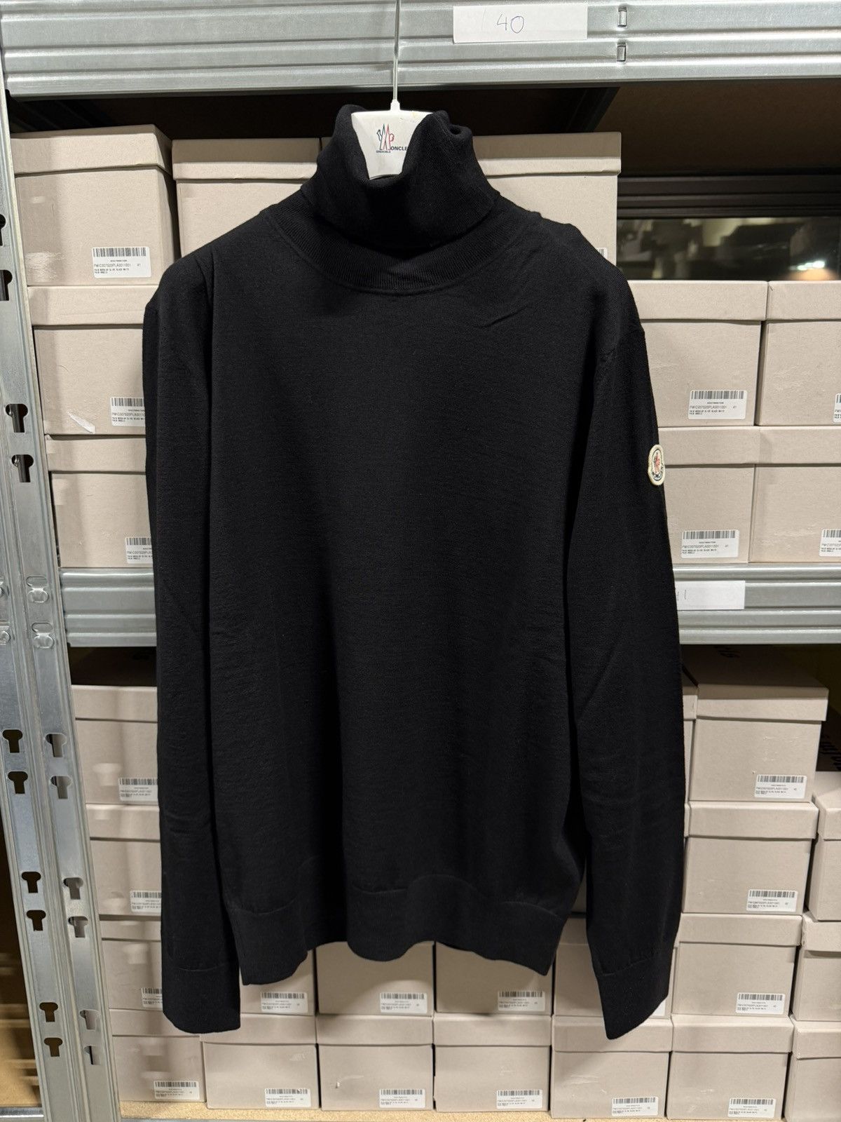 Moncler Moncler Virgin Wool Turtleneck sweater 900$ Size US L / EU 52-54 / 3 - 1 Thumbnail