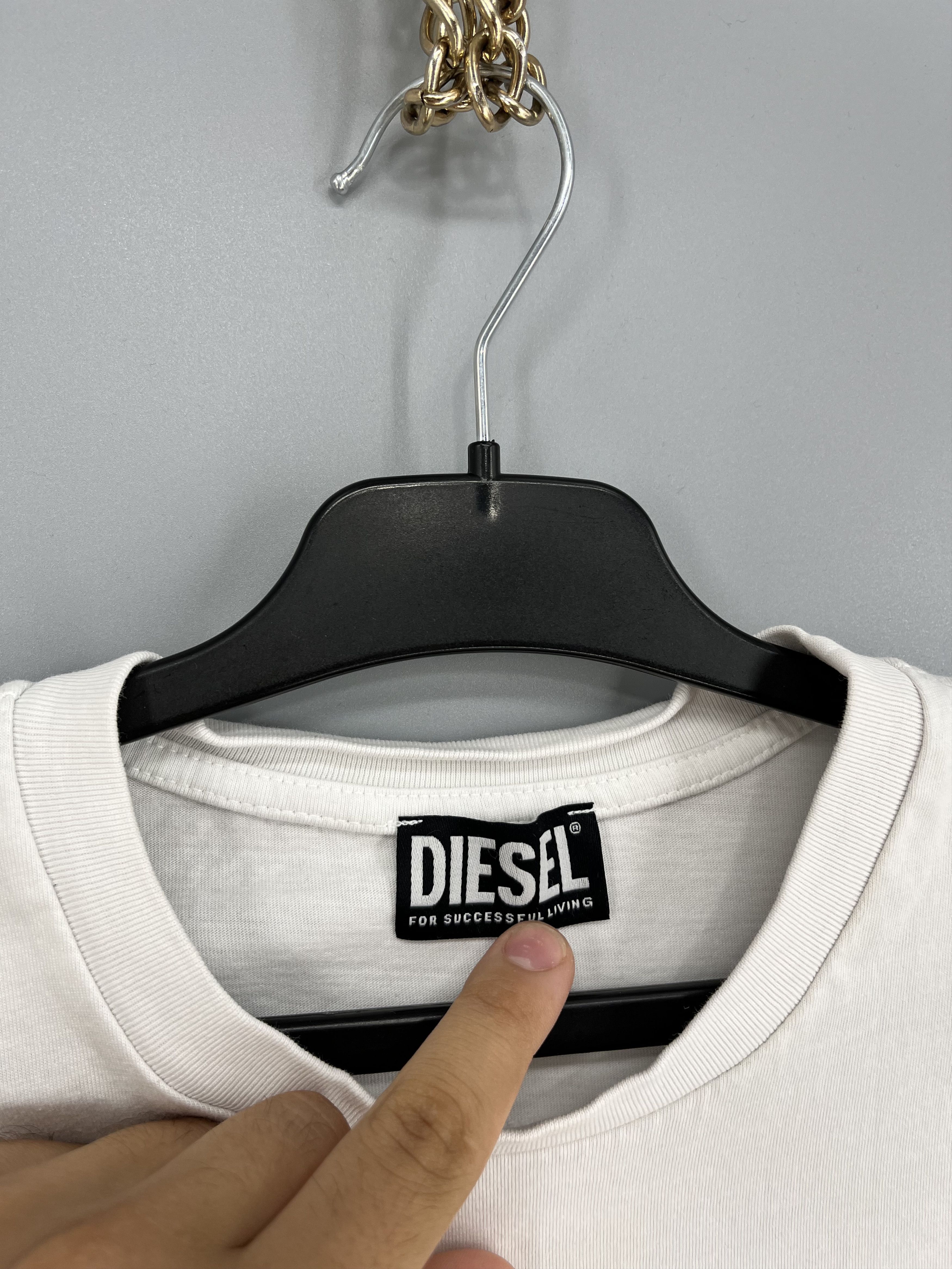 Band Tees × Vintage Vintage Diesel Japanese Y2K Style Tee Casual Streetwear 90s Size US S / EU 44-46 / 1 - 6 Thumbnail