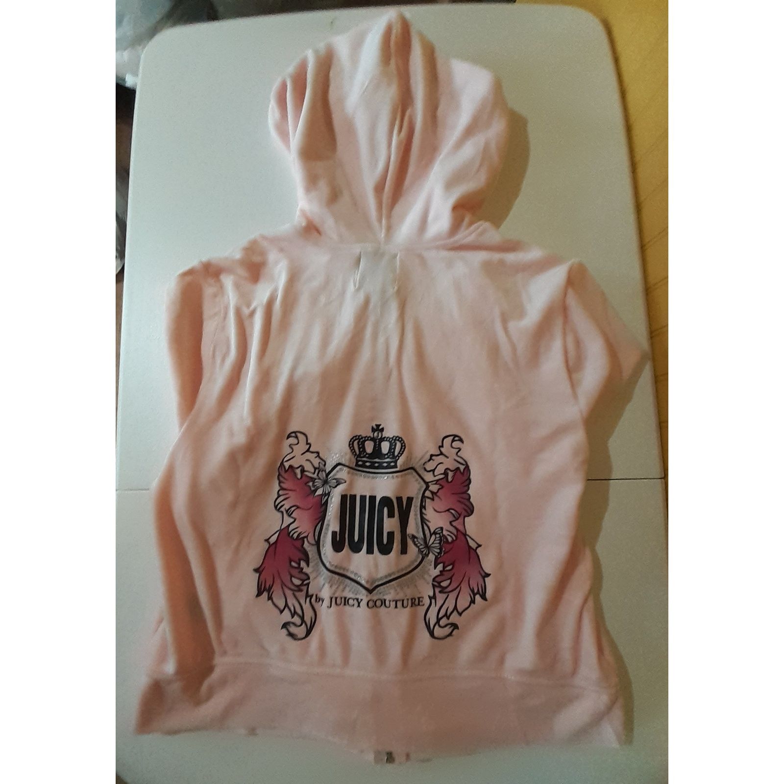 Juicy Couture Juicy Couture Women's Juniors Hooded Track Suits Heart XL Size XL / US 12-14 / IT 48-50 - 2 Thumbnail