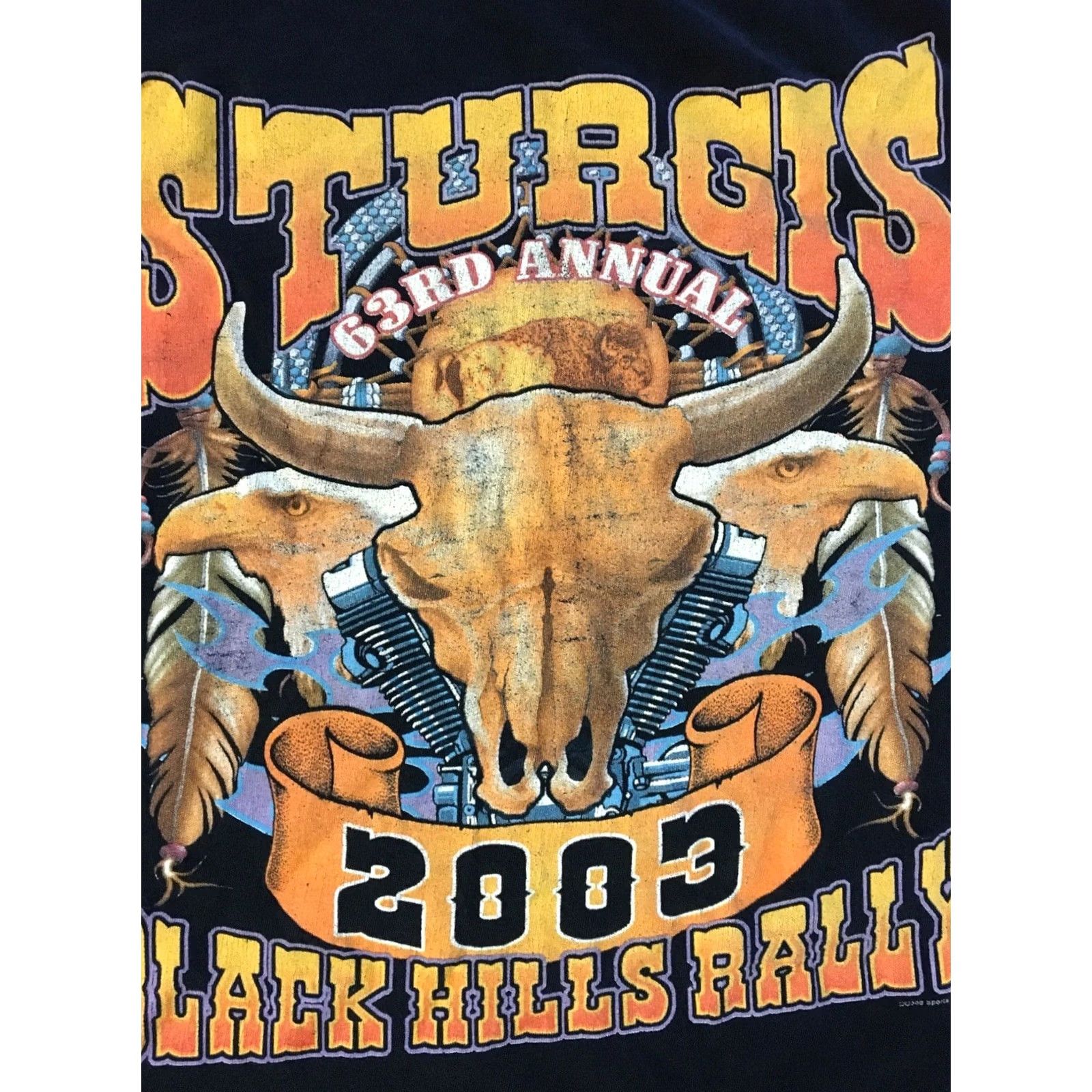 Vintage VINTAGE Sturgis Rally 2003 Faded Distress Tank Shirt XL Black Harley Davidson Grunge USA Biker 90s Tank Top Mens Size US XL / EU 56 / 4 - 3 Thumbnail