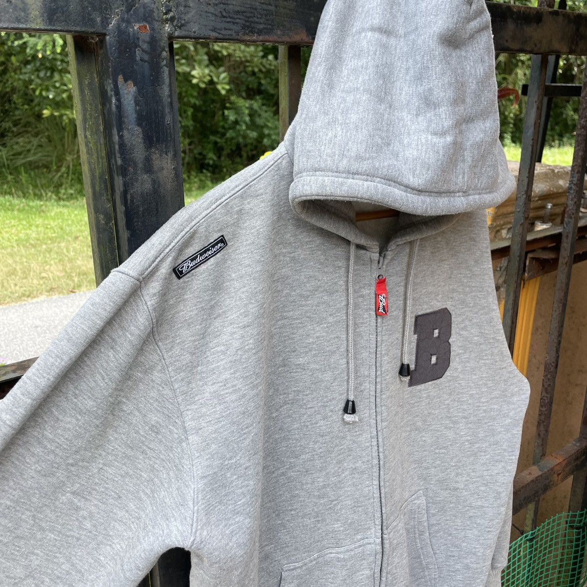 Budweiser 🔥Vintage Budweiser Big Logo Spellout Full Zipper Hoodie Size US M / EU 48-50 / 2 - 6 Thumbnail