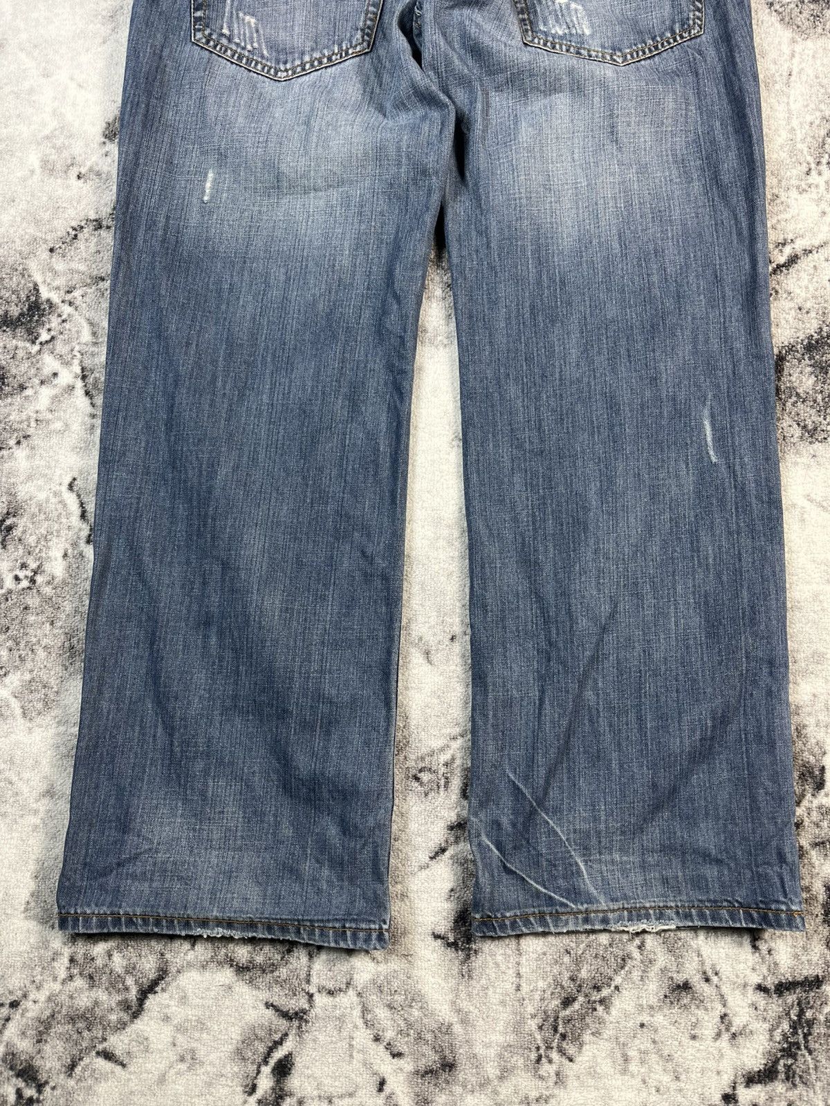Other Ted Lapidus Jeans Distressed Fade Denim W36 Fit Size US 36 / EU 52 - 13 Thumbnail