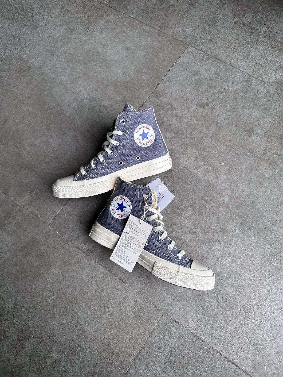 Comme des Garcons PLAY × Converse CDG PLAY x CONVERSE HI CHUCK TAILOR 70 Size US 7 / IT 37 - 6 Thumbnail
