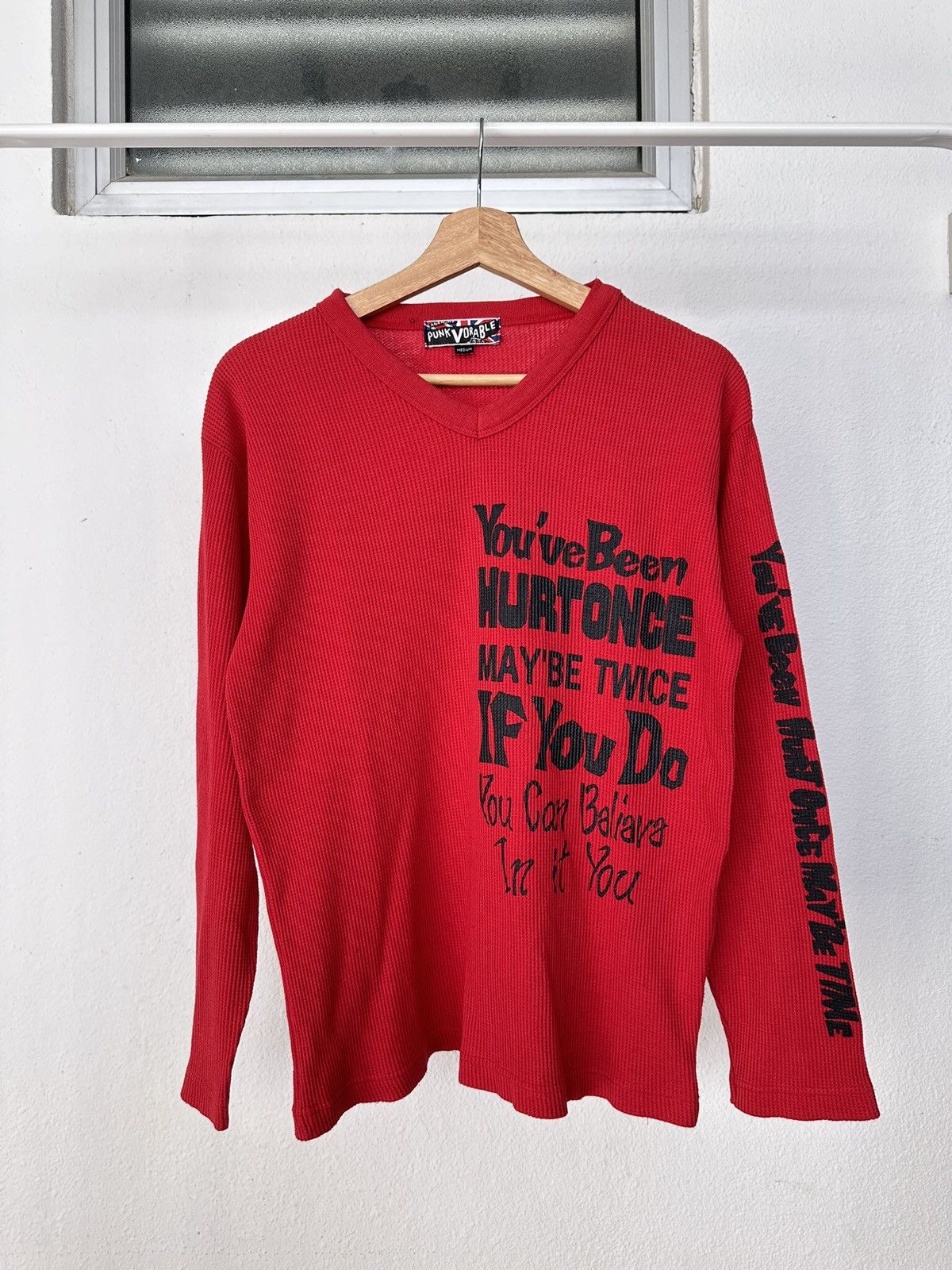 PEEL&LIFT 00's Punk Vorable thermal knit long sleeve Size US M / EU 48-50 / 2 - 9 Thumbnail
