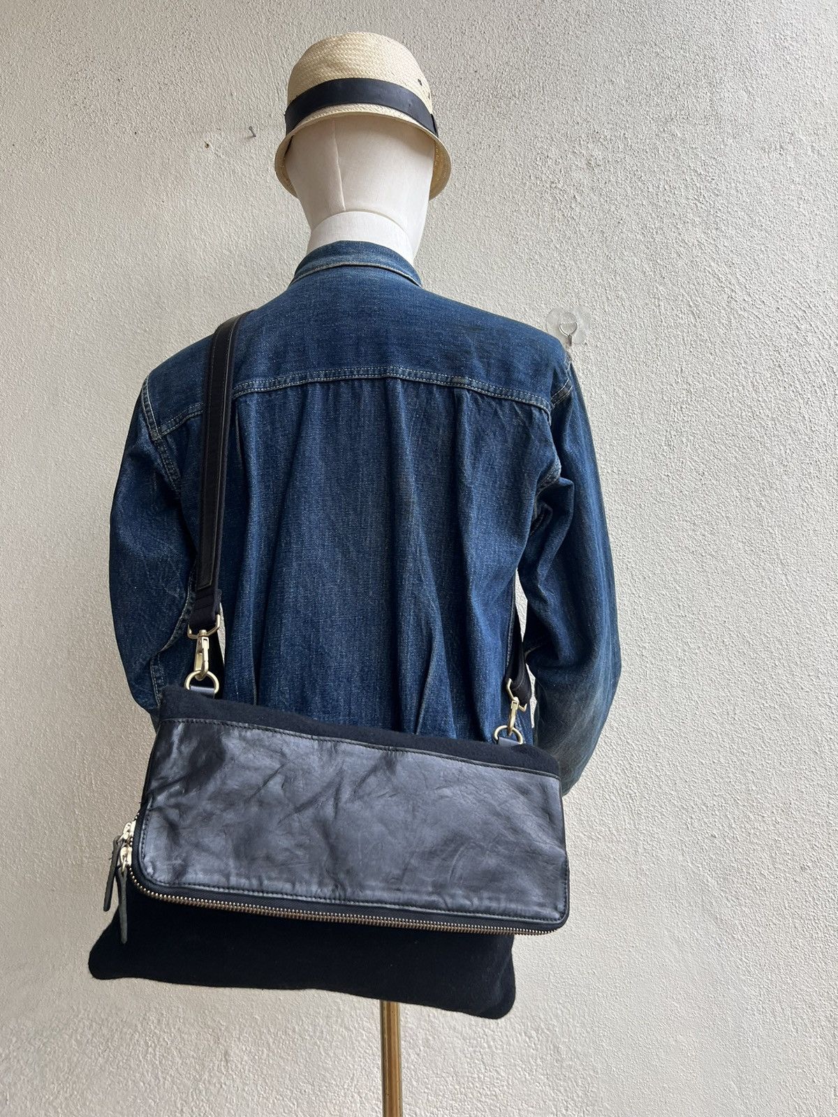 Leather Otias Japan Hybrid Wool Leather Bag Size ONE SIZE - 22 Thumbnail