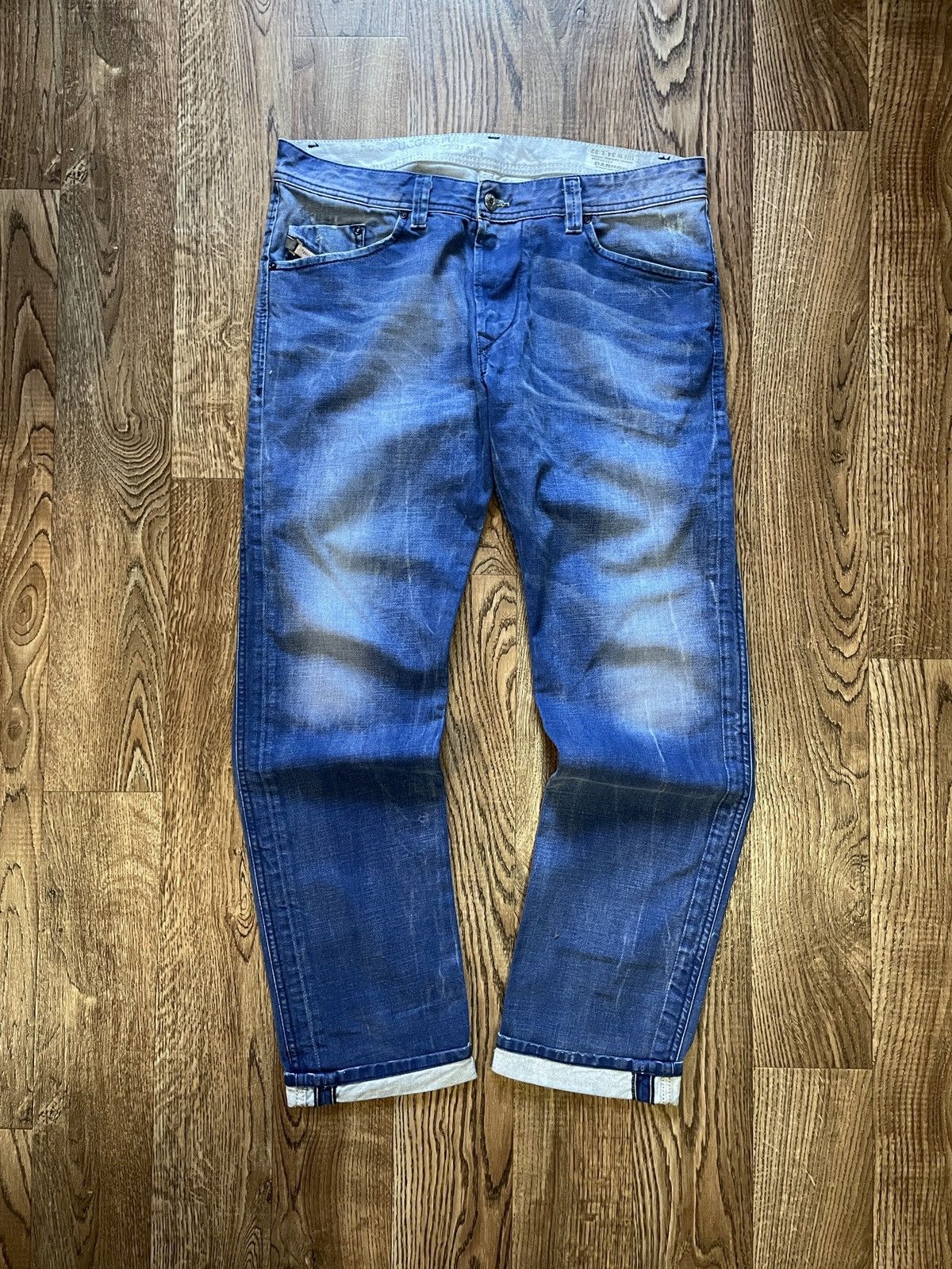 Diesel Vintage Mans Diesel Darron Regular Selvedge Denim Jeans Size US 34 / EU 50 - 1 Thumbnail