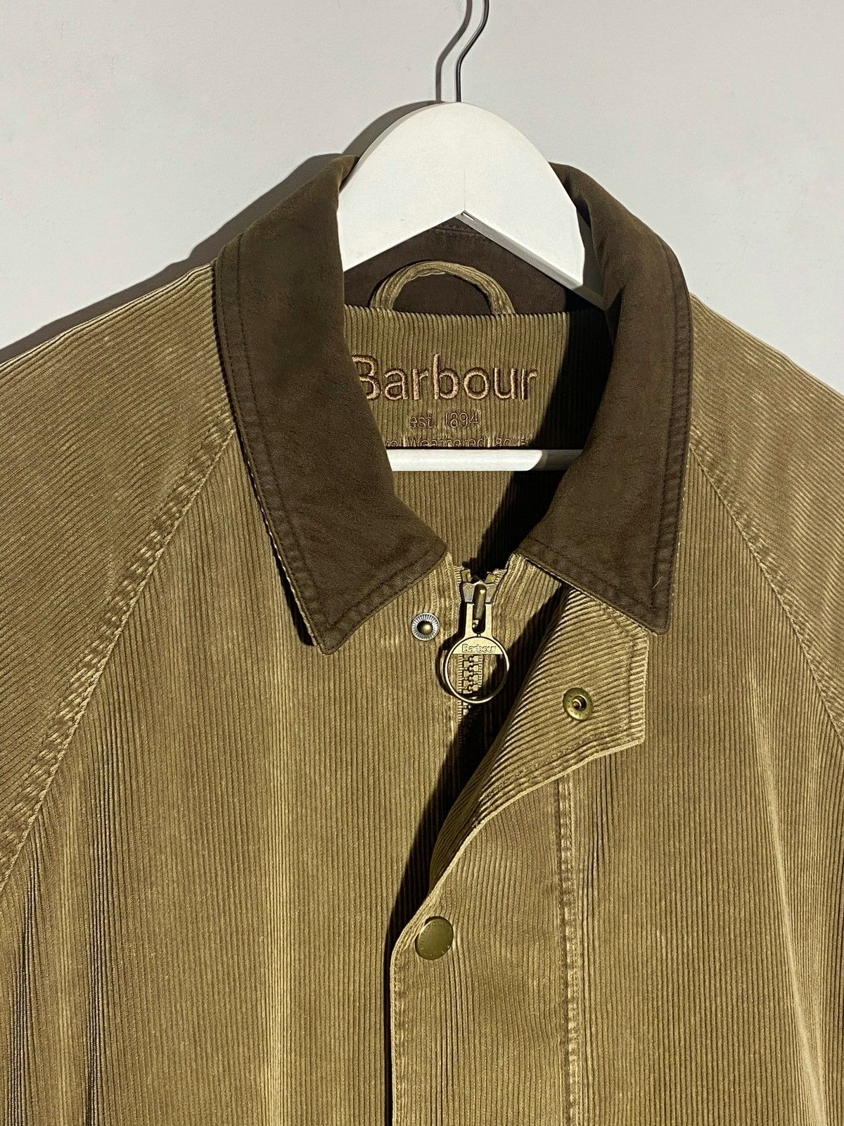 Barbour Vintage Barbour Beaufort Washed Corduroy Jacket Rare Find Size US XL / EU 56 / 4 - 3 Thumbnail