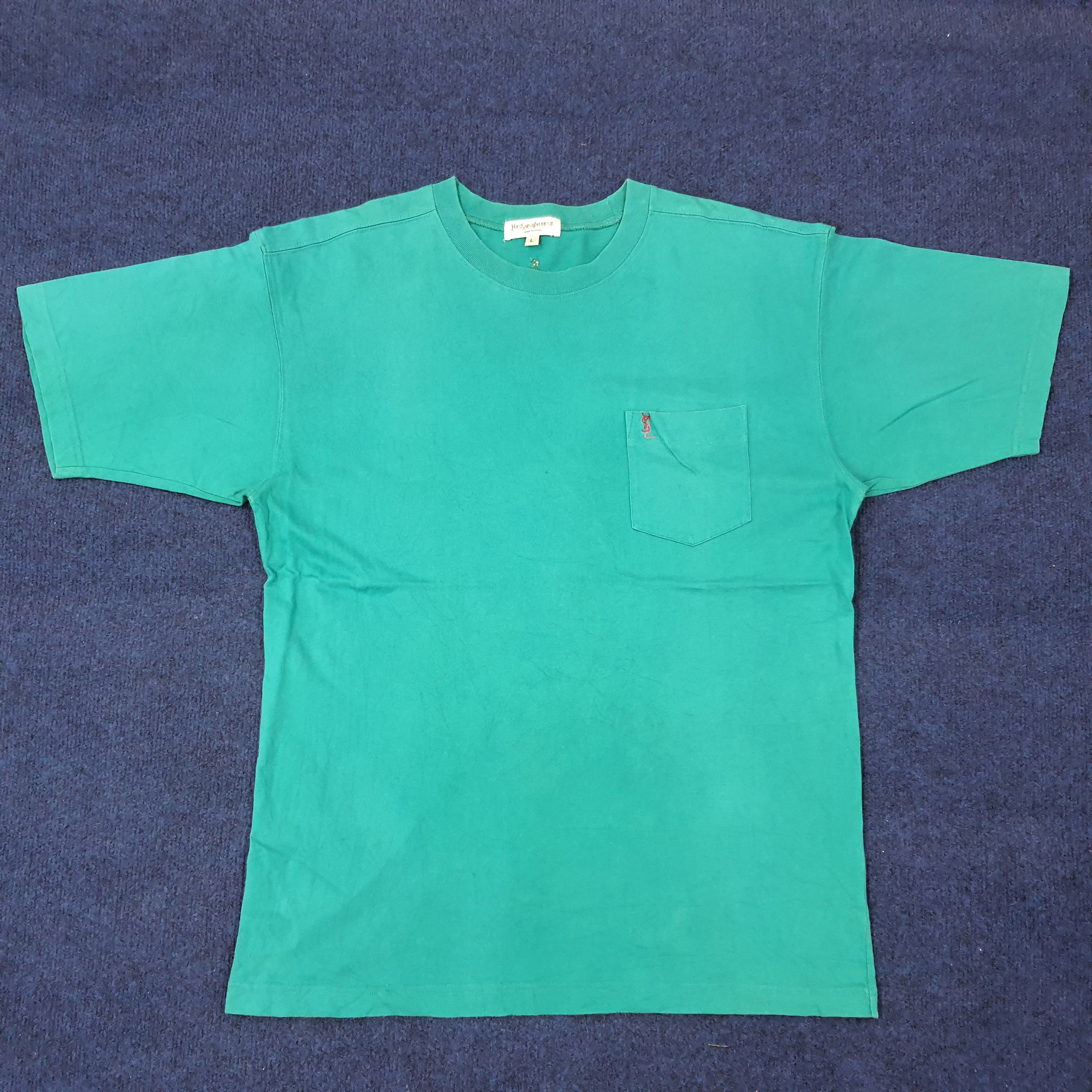 Yves Saint Laurent Vintage Yves Saint Laurent YSL Tshirt C239N21 Size US L / EU 52-54 / 3 - 1 Thumbnail