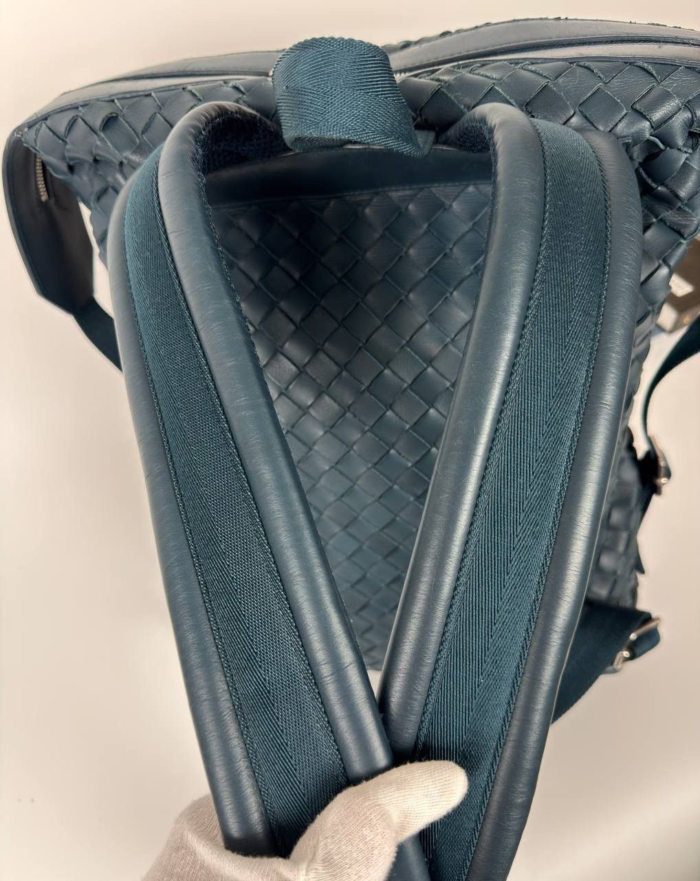 Bottega Veneta Bottega Veneta Intrecciato Leather Backpack Size ONE SIZE - 9 Thumbnail