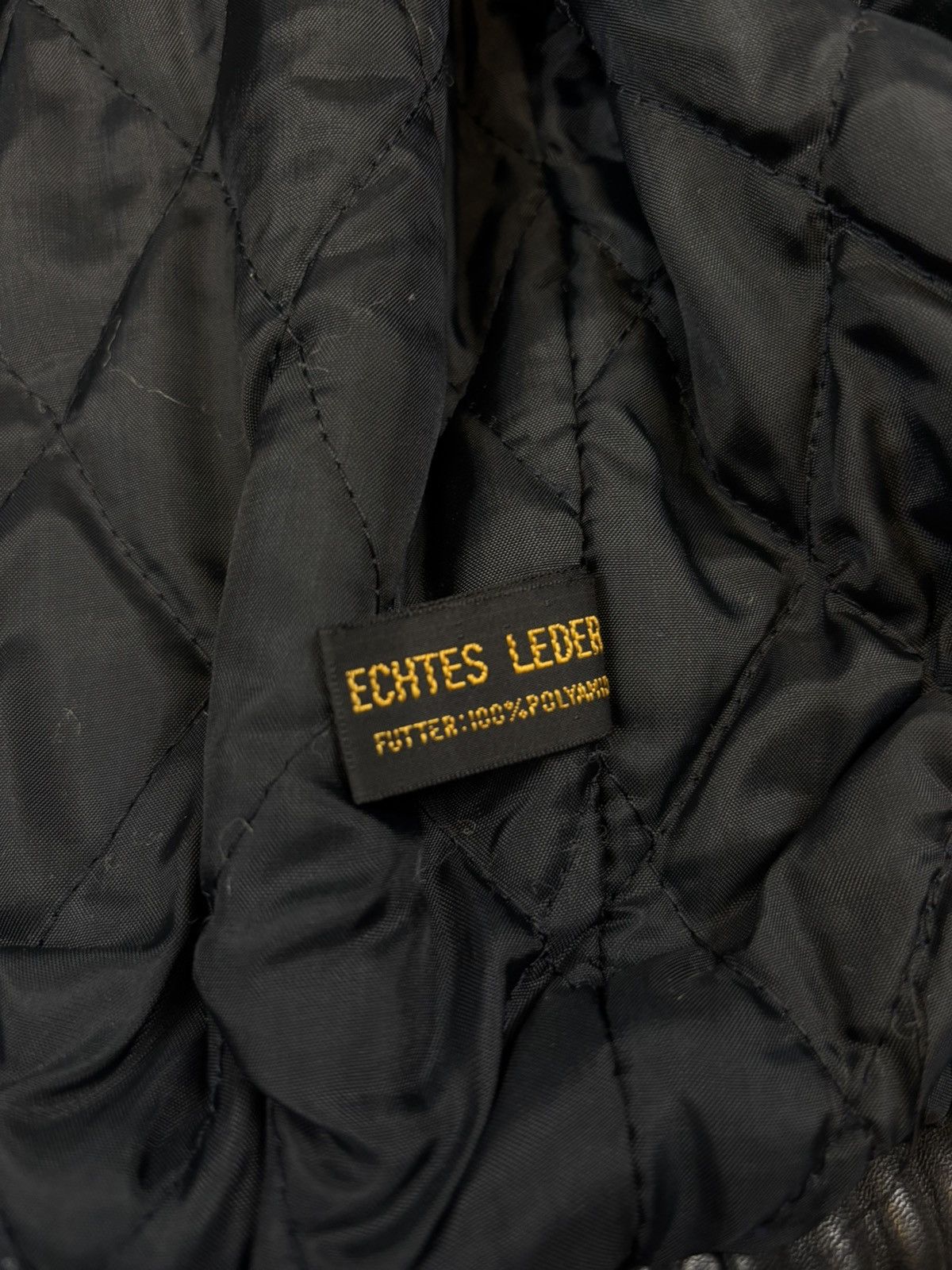 Genuine Leather × Japanese Brand Vintage Leather Jacket Police Polizei Biker Bomber 90s RARE Size US S / EU 44-46 / 1 - 9 Thumbnail