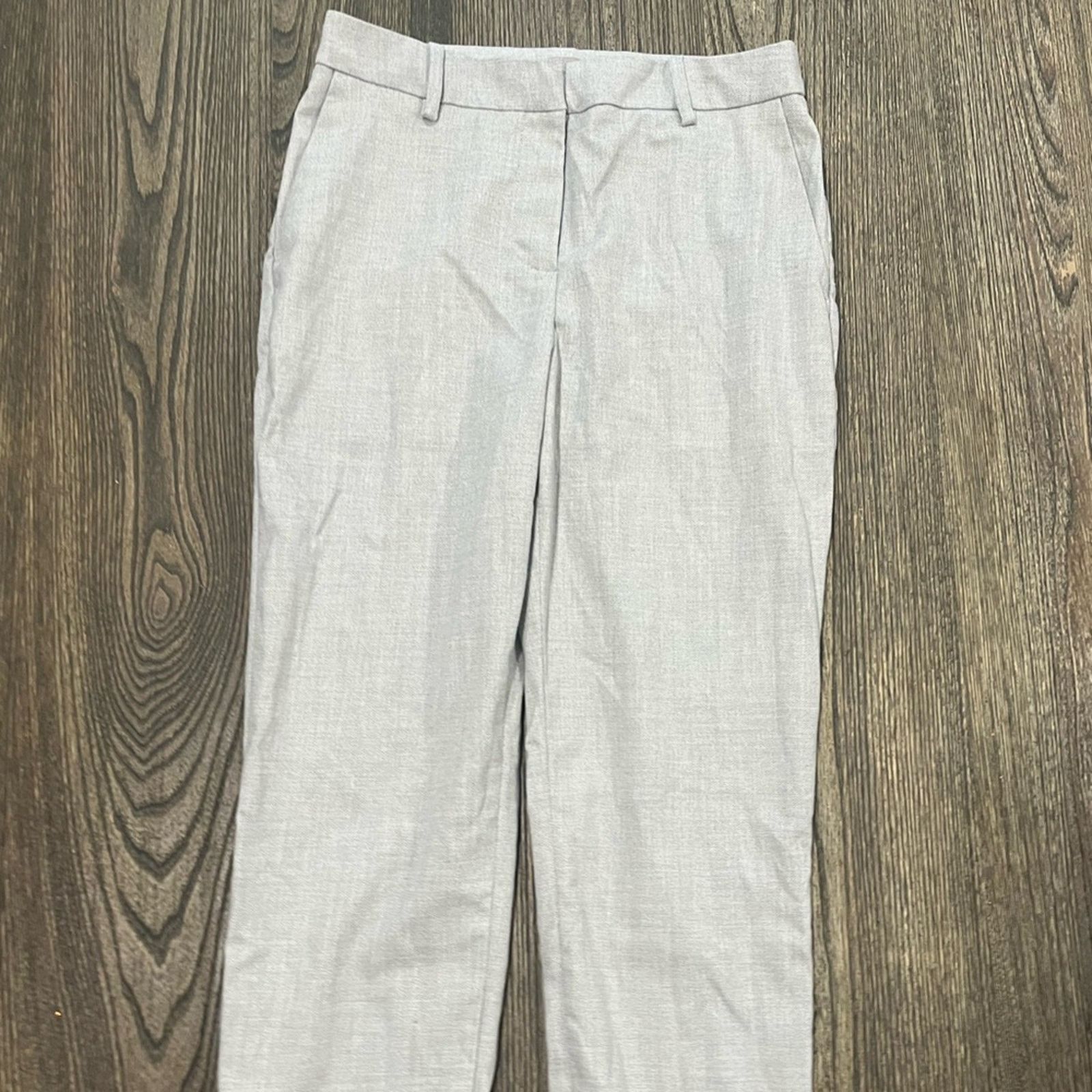 H&M H&M Womens Suit Pants Tapered Leg Mid-Rise Slim Fit Size 2 Size 26" / US 2 / IT 38 - 3 Thumbnail
