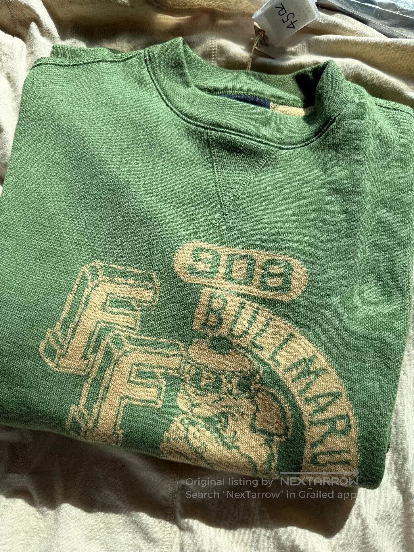 45rpm New Logo Sweatshirt in Green. Size S / US 4 / IT 40 - 3 Thumbnail
