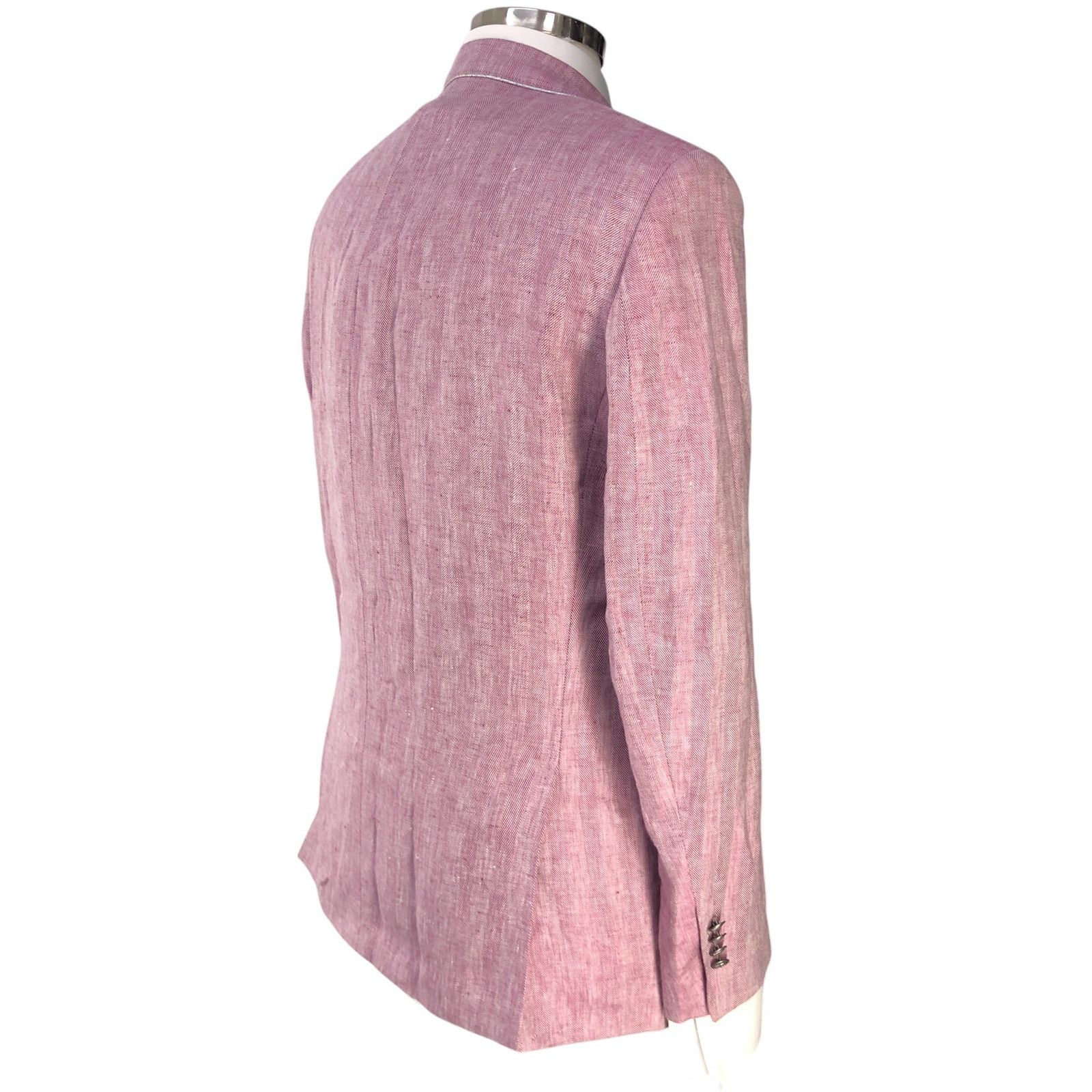 Tallia Tallia Size 38R Blazer Jacket Lavender Linen Kentucky Derby Size 38R - 10 Thumbnail