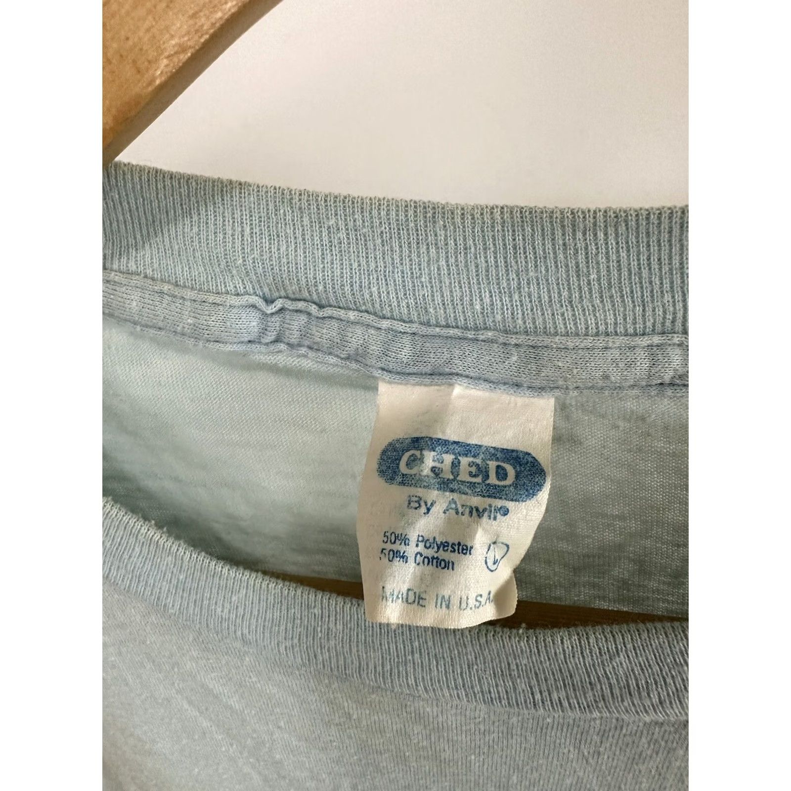 Greats VTG 80s TDK Where Great Entertainment Begins Cassette Tape Thin Ched T-Shirt L Men Short Sleeve Blue Size L Size US L / EU 52-54 / 3 - 3 Thumbnail