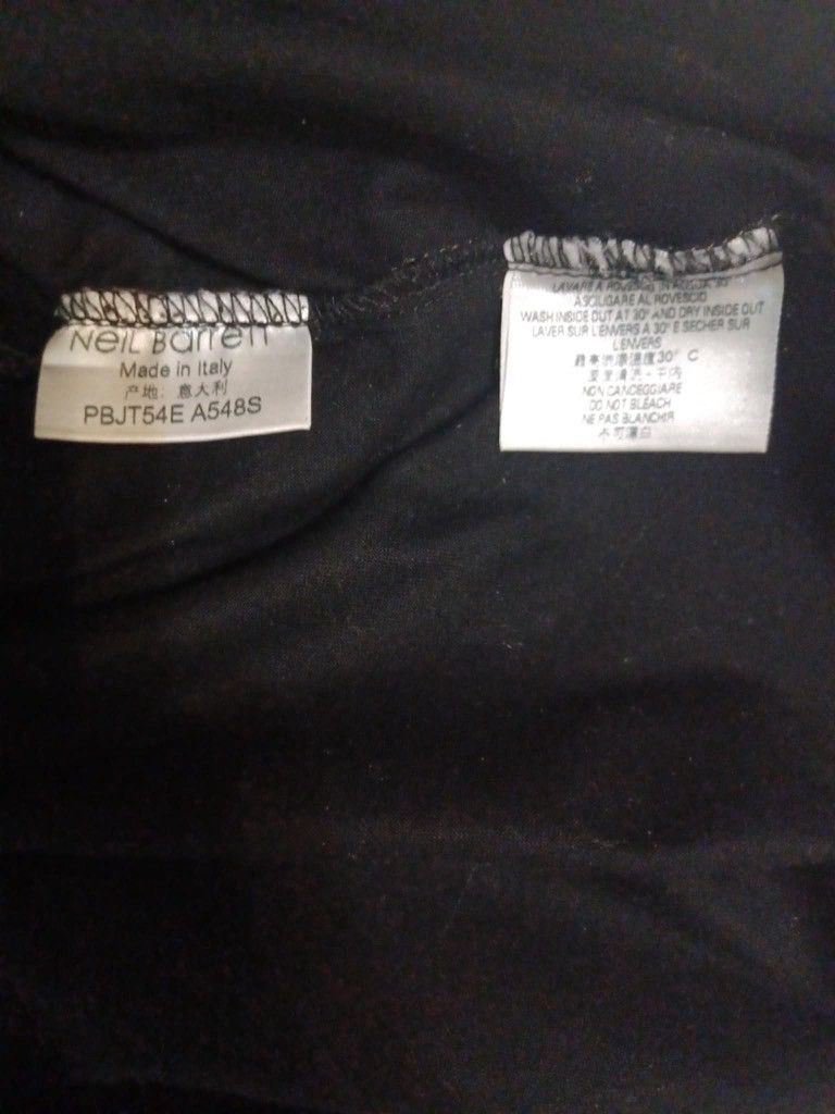 Neil Barrett Neil Barrett black t-shirt Size US L / EU 52-54 / 3 - 3 Thumbnail