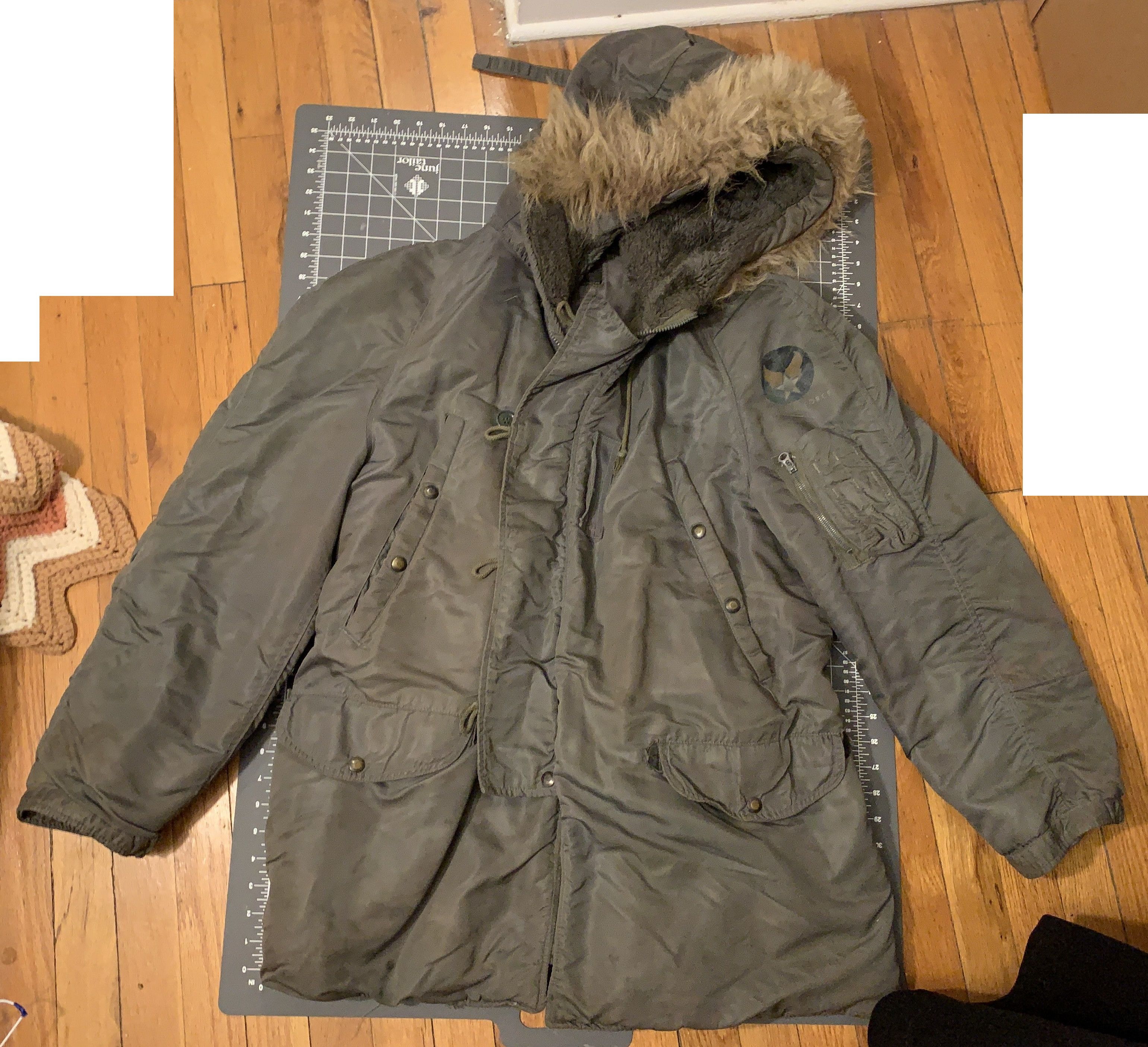 Other US Air Force Early N-3B Snorkel Bulb Arms Parka Anorak Size US M / EU 48-50 / 2 - 1 Thumbnail