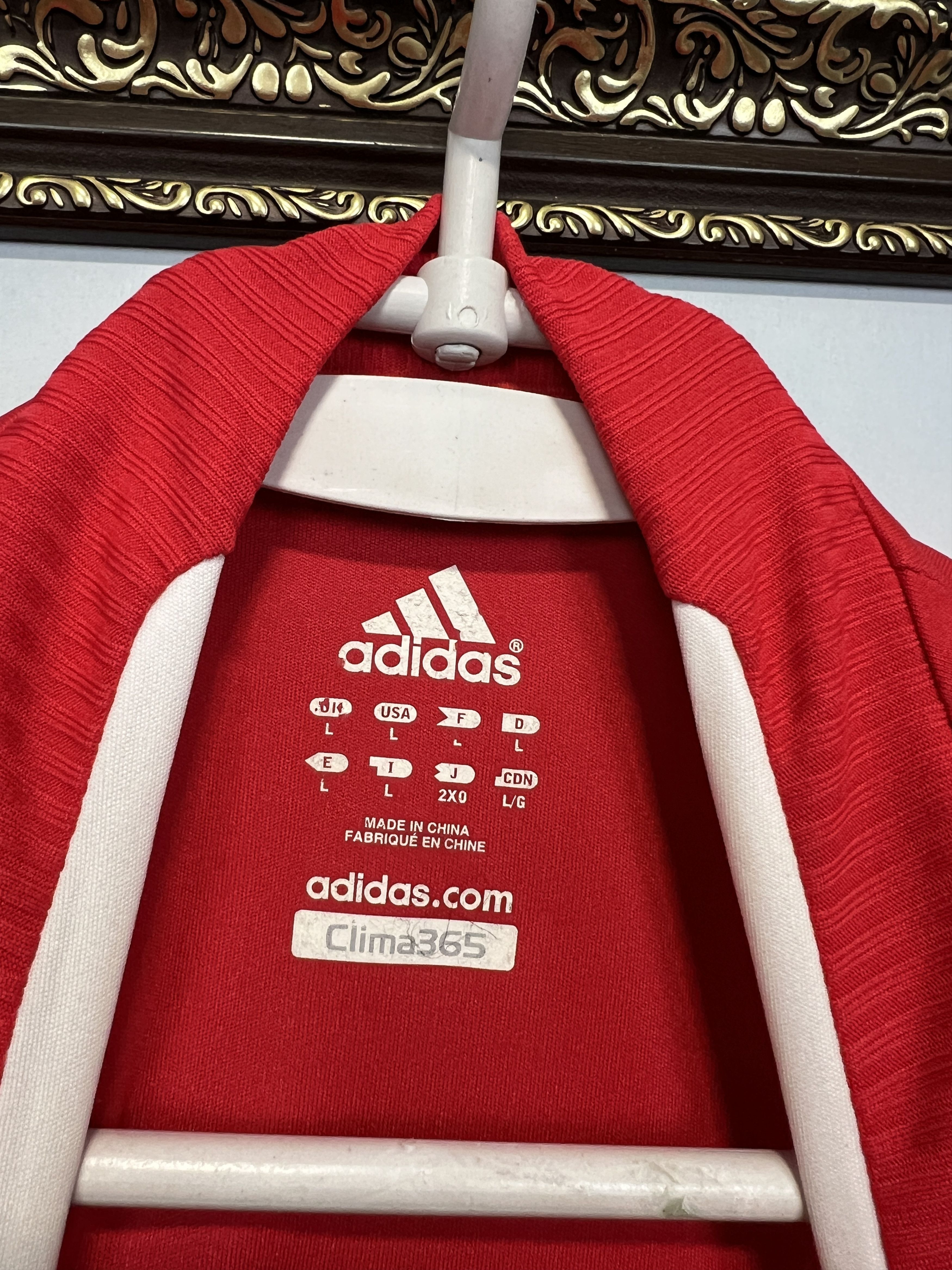 Adidas France Away football shirt Soccer Jersey National Trikot Size US L / EU 52-54 / 3 - 6 Thumbnail