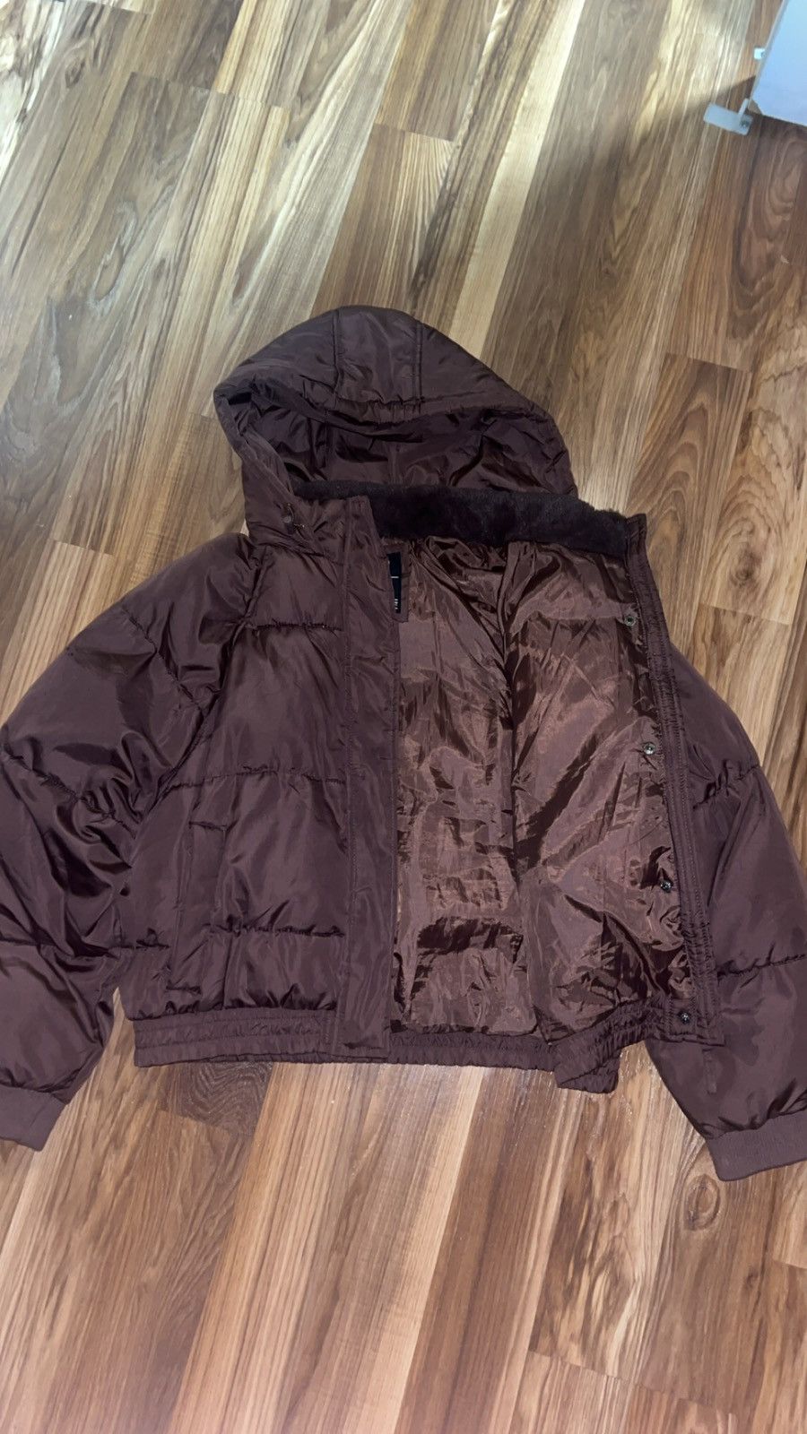 Aeropostale Cropped ish aeropostle brown jacket Size XL / US 12-14 / IT 48-50 - 2 Thumbnail