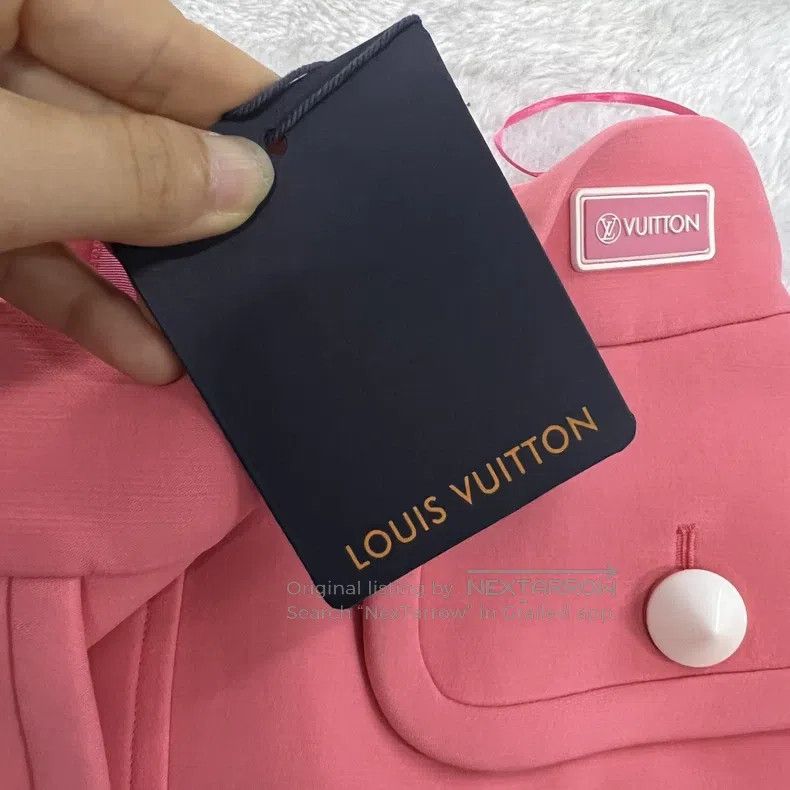 Louis Vuitton Louis Vuitton Pink Vintage A-Line Skirt Size 33" - 4 Thumbnail