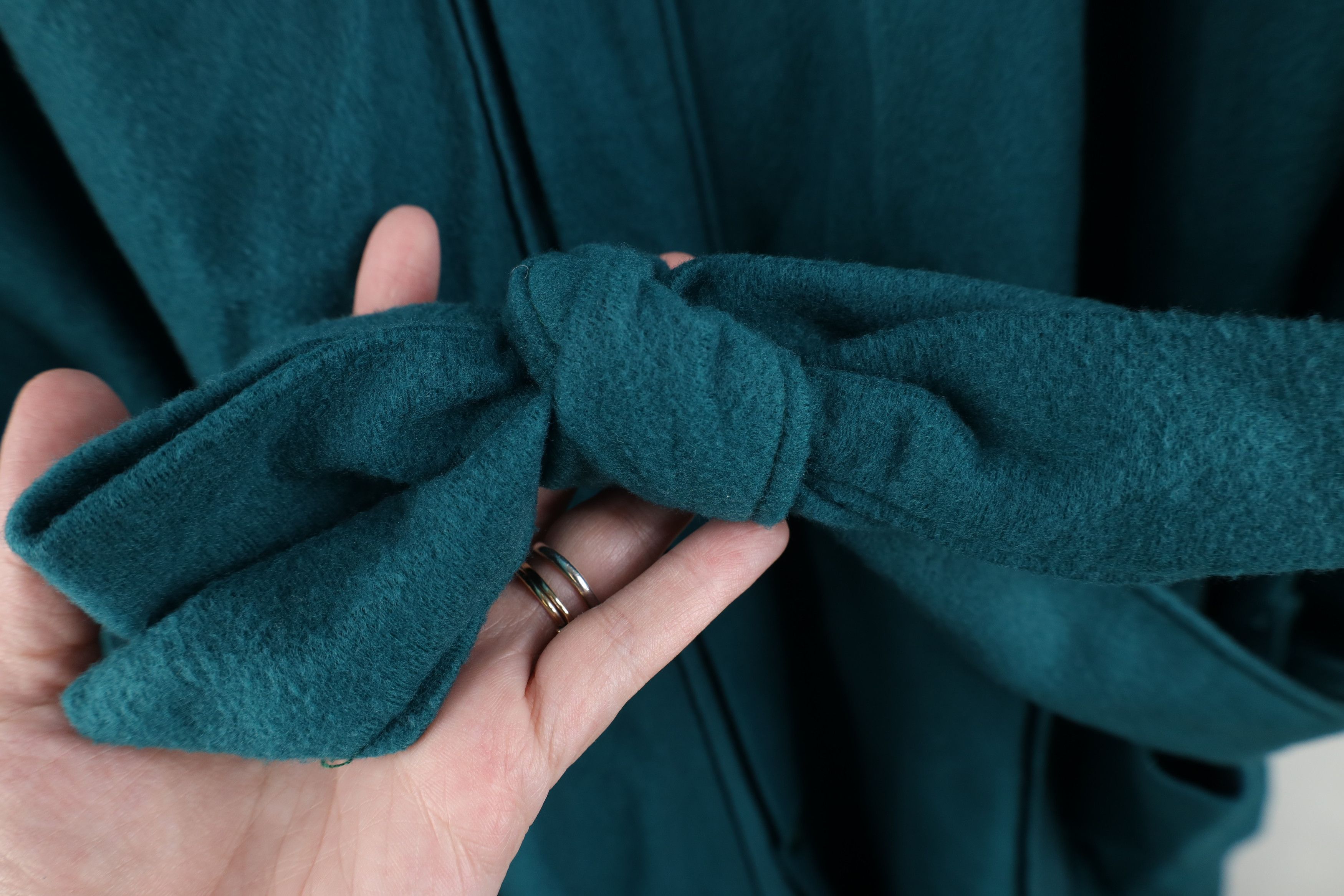 Vintage Vintage 90s Streetwear Striped Belted Velour Bath Robe Size US L / EU 52-54 / 3 - 6 Thumbnail