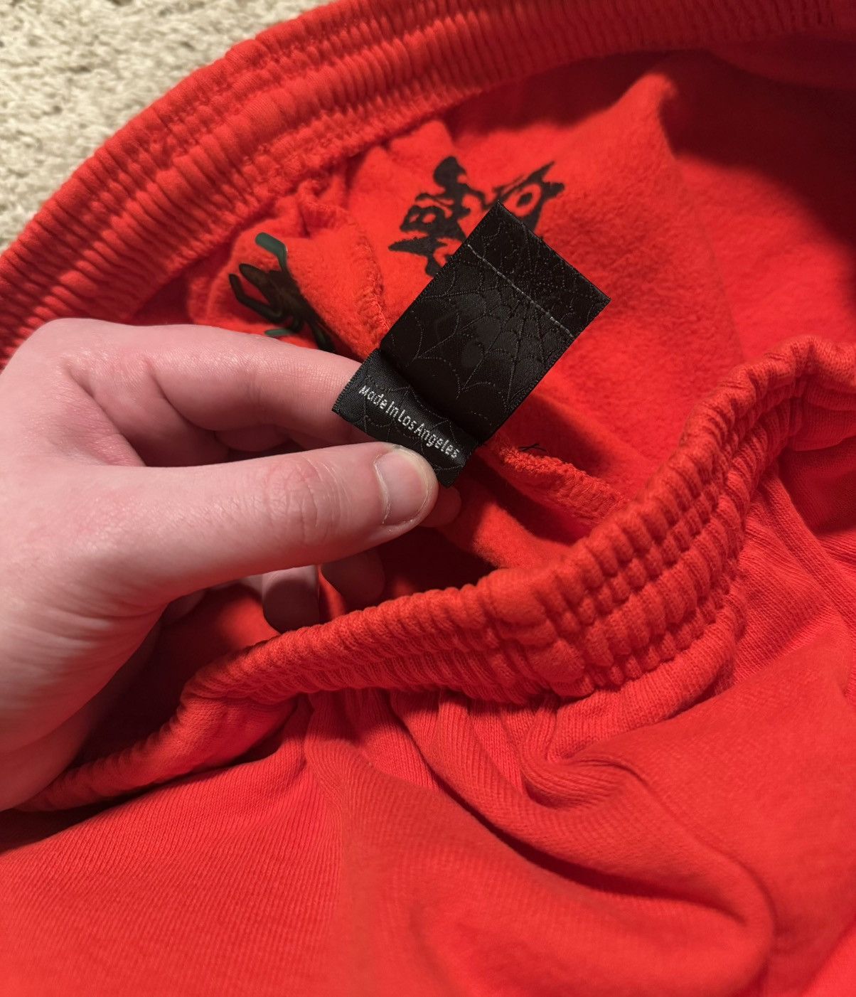 Sp5der Sp5der P*nk V2 Sweatpants (Red) Size US 30 / EU 46 - 5 Thumbnail