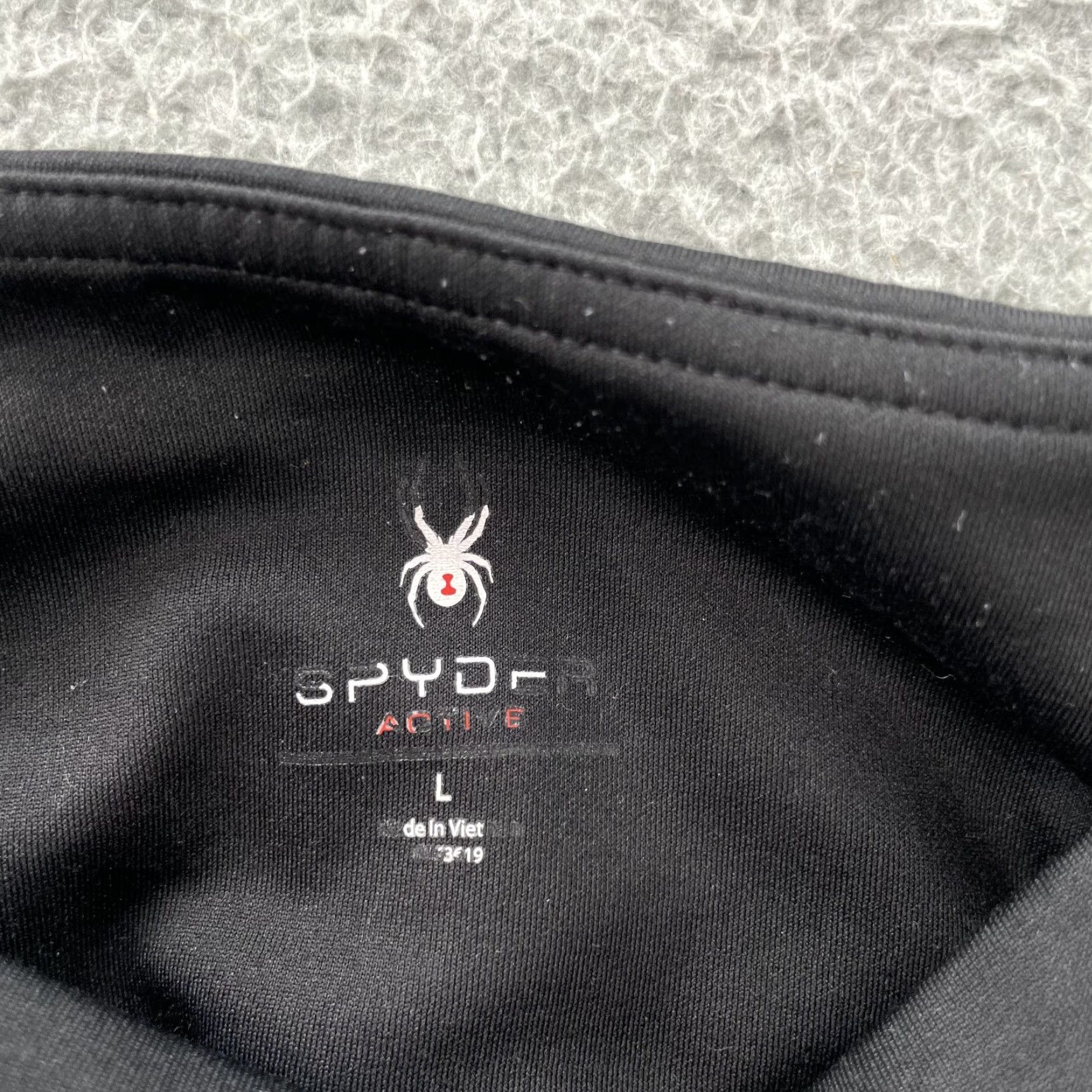 Spyder Spyder Active Leggings Women's Large Black High Crop Training Sportwear Running Size 36" / US 14 / IT 50 - 6 Thumbnail