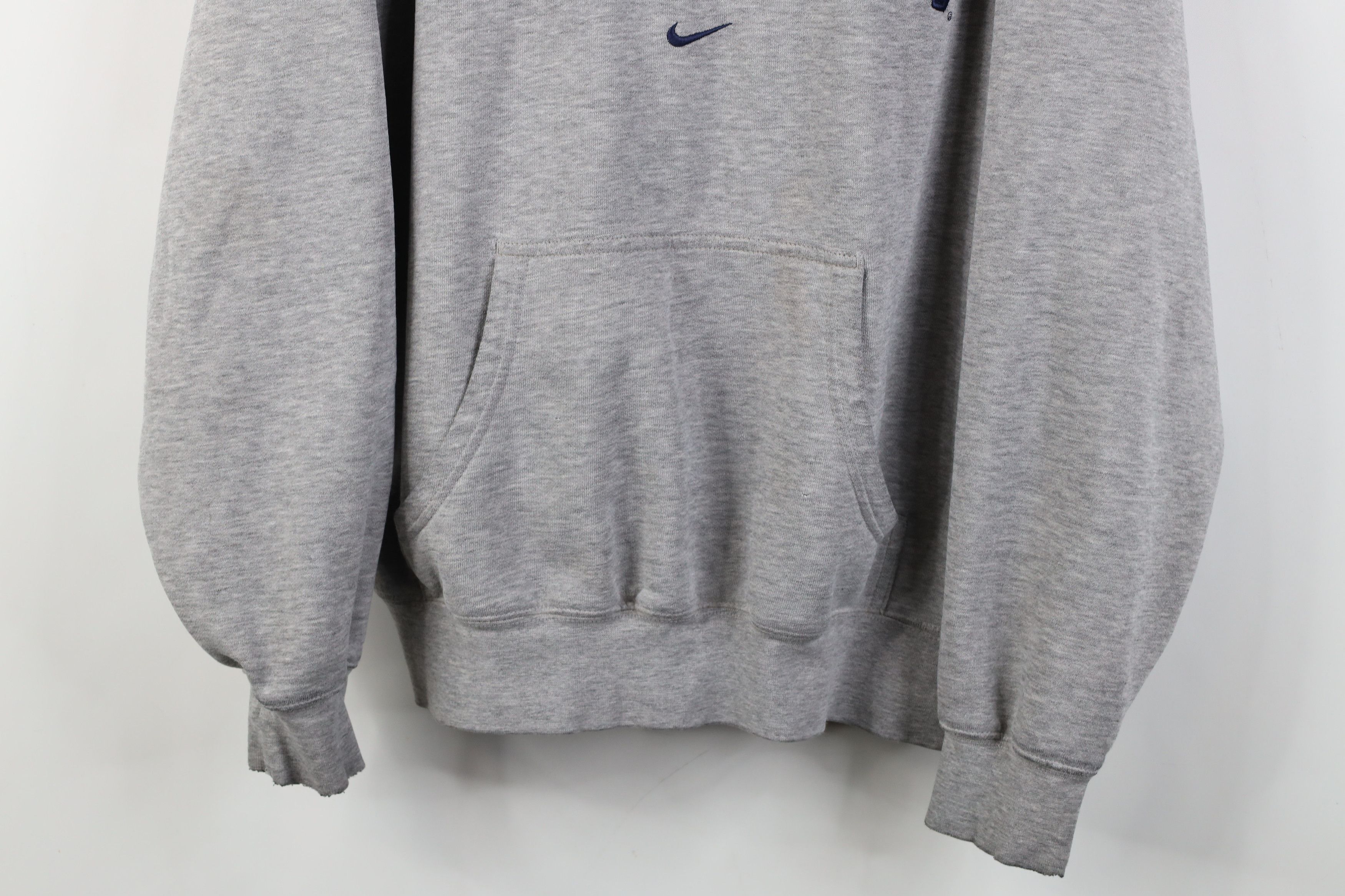 Nike Vintage Nike Swoosh University of Michigan Hoodie Gray Size US M / EU 48-50 / 2 - 3 Thumbnail