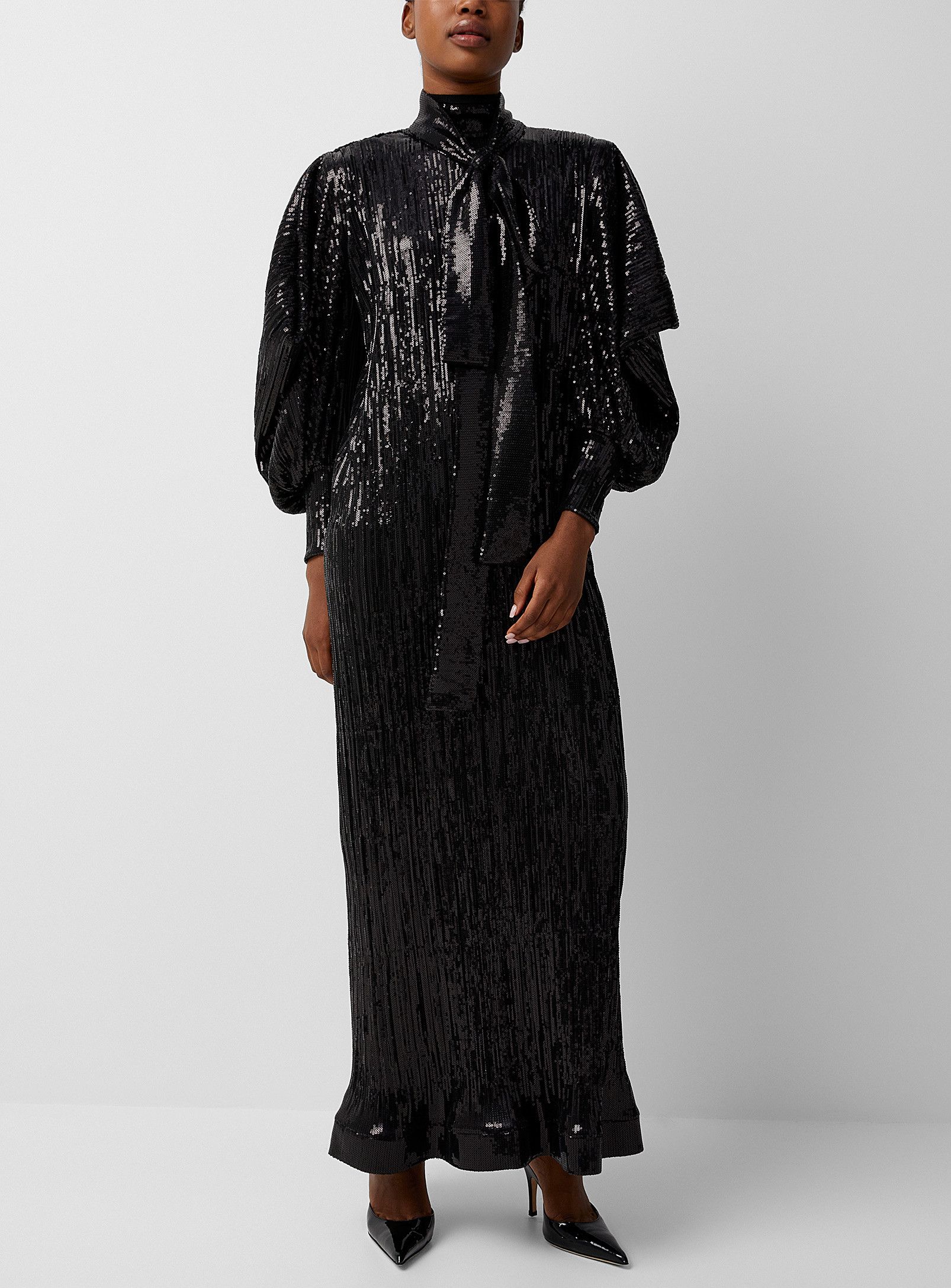 Other BNWT AW23 DENIS GAGNON SEQUIN DRESS S Size S / US 4 / IT 40 - 1 Thumbnail