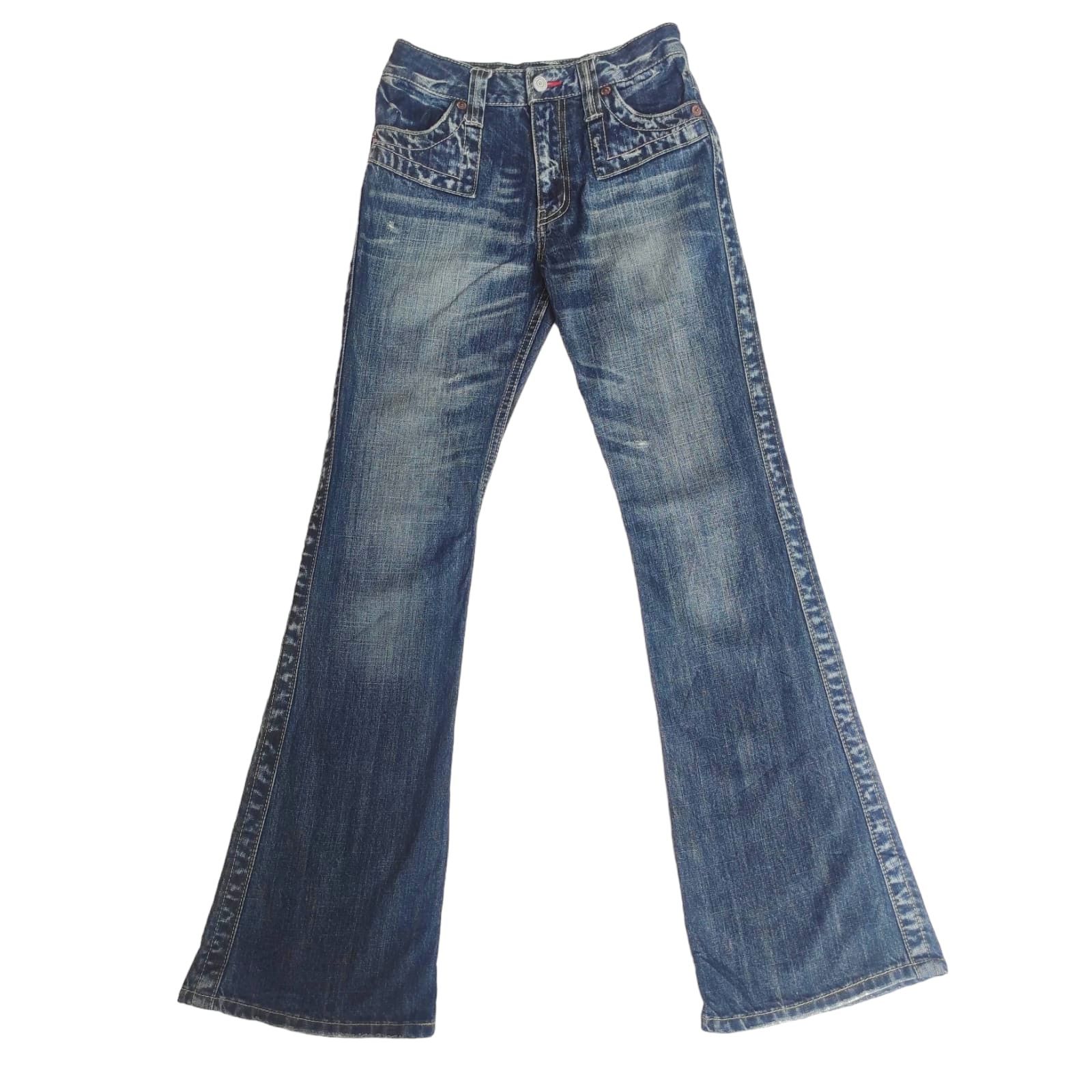Hysteric Glamour Flare Jeans ORIRIN Low Rise Boot cut Denim Size 26" / US 2 / IT 38 - 3 Thumbnail
