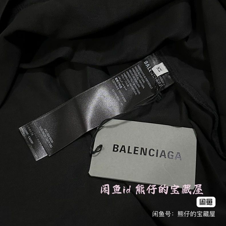 Balenciaga Balenciaga Logo letter printed round neck short sleeve T-s Size US XS / EU 42 / 0 - 8 Thumbnail