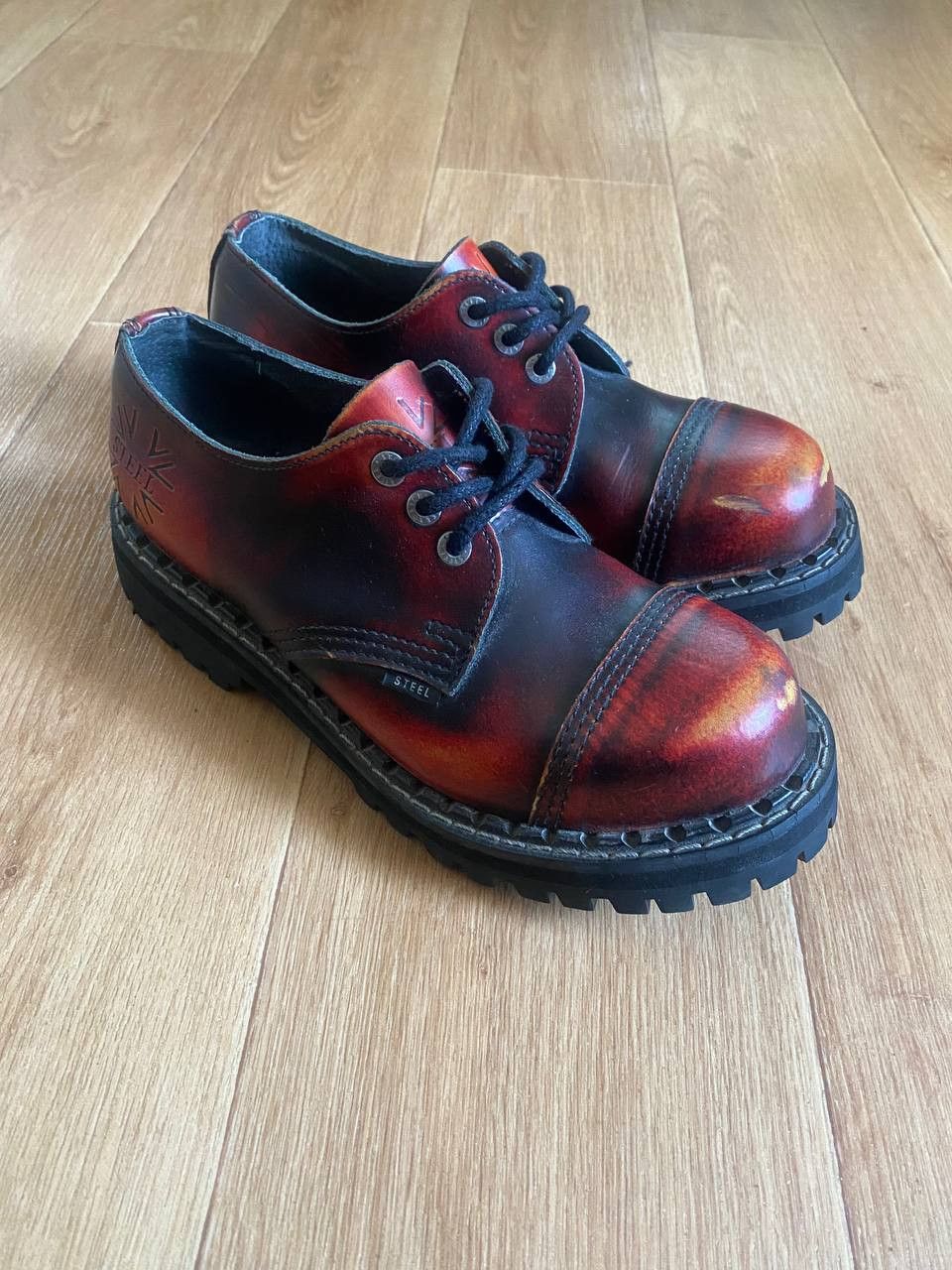 Dockers Vintage Steel Boots UK Flag Size US 7.5 / EU 40-41 - 4 Thumbnail