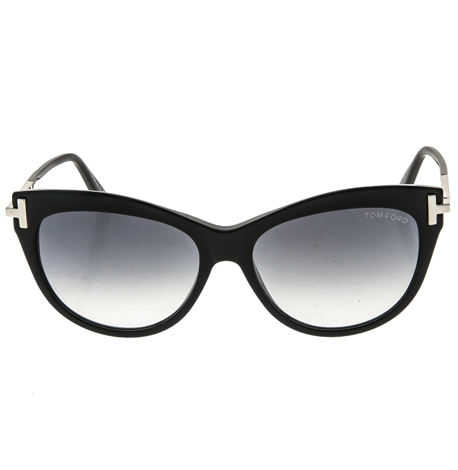 Tom Ford TOM FORD KIRA TF821 01B Silver Black Sunglasses 821 FT0821 Size ONE SIZE - 5 Thumbnail