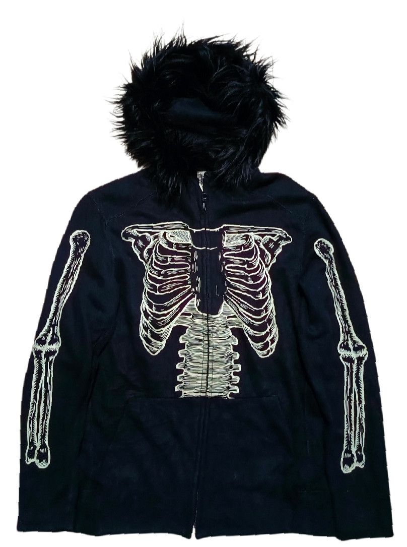 Hysteric Glamour Skeleton Hoodie Size S / US 4 / IT 40 - 1 Thumbnail
